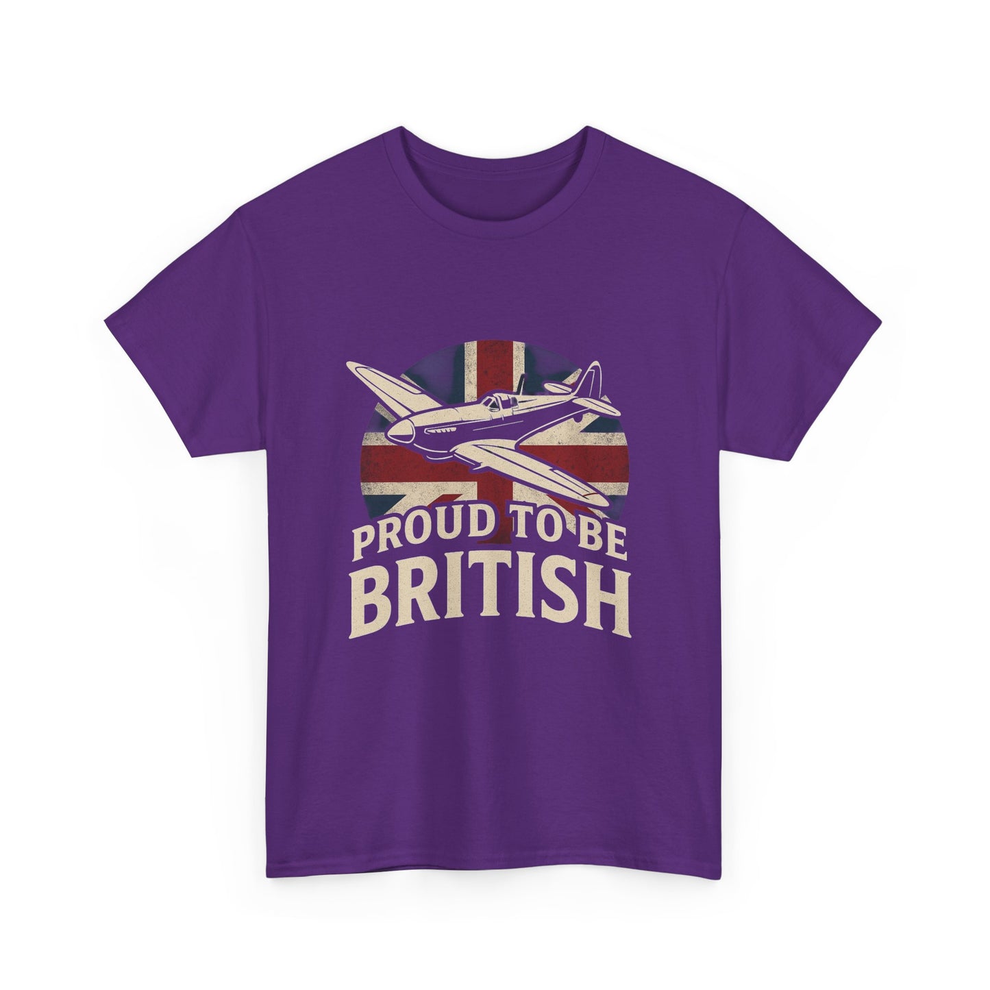 Proud to Be British Tee, Unisex Cotton Shirt, British Pride Apparel, Perfect for Gifting, Ideal for Celebrations, Casual Wear