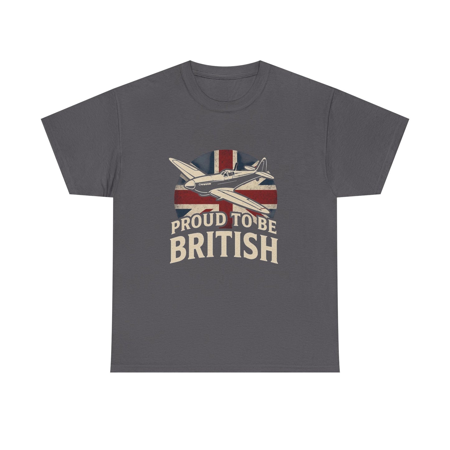 Proud to Be British Tee, Unisex Cotton Shirt, British Pride Apparel, Perfect for Gifting, Ideal for Celebrations, Casual Wear