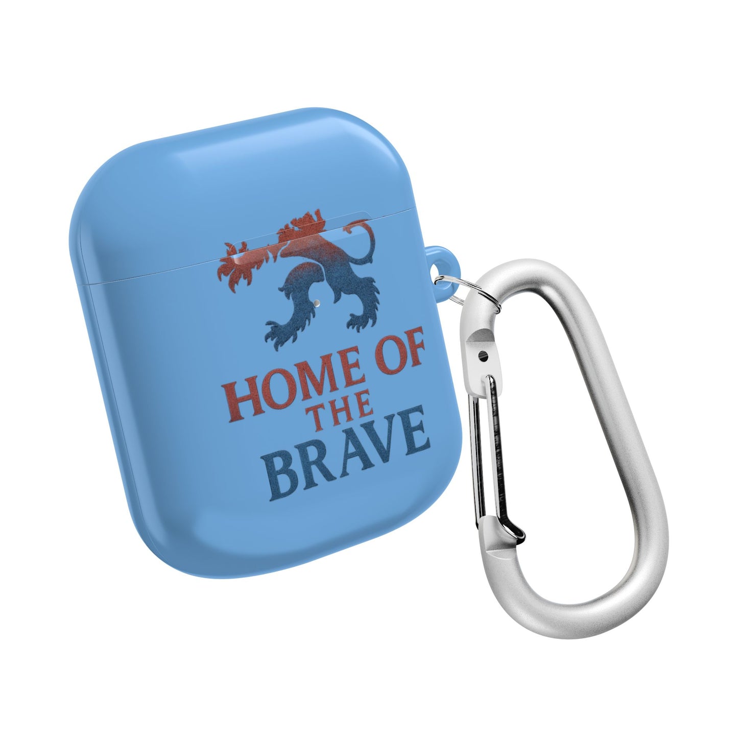 Home of the Brave AirPod Case, Custom AirPod Cover, Unique Gifts for Patriots, Trendy Electronics Accessory, Durable Protection Case