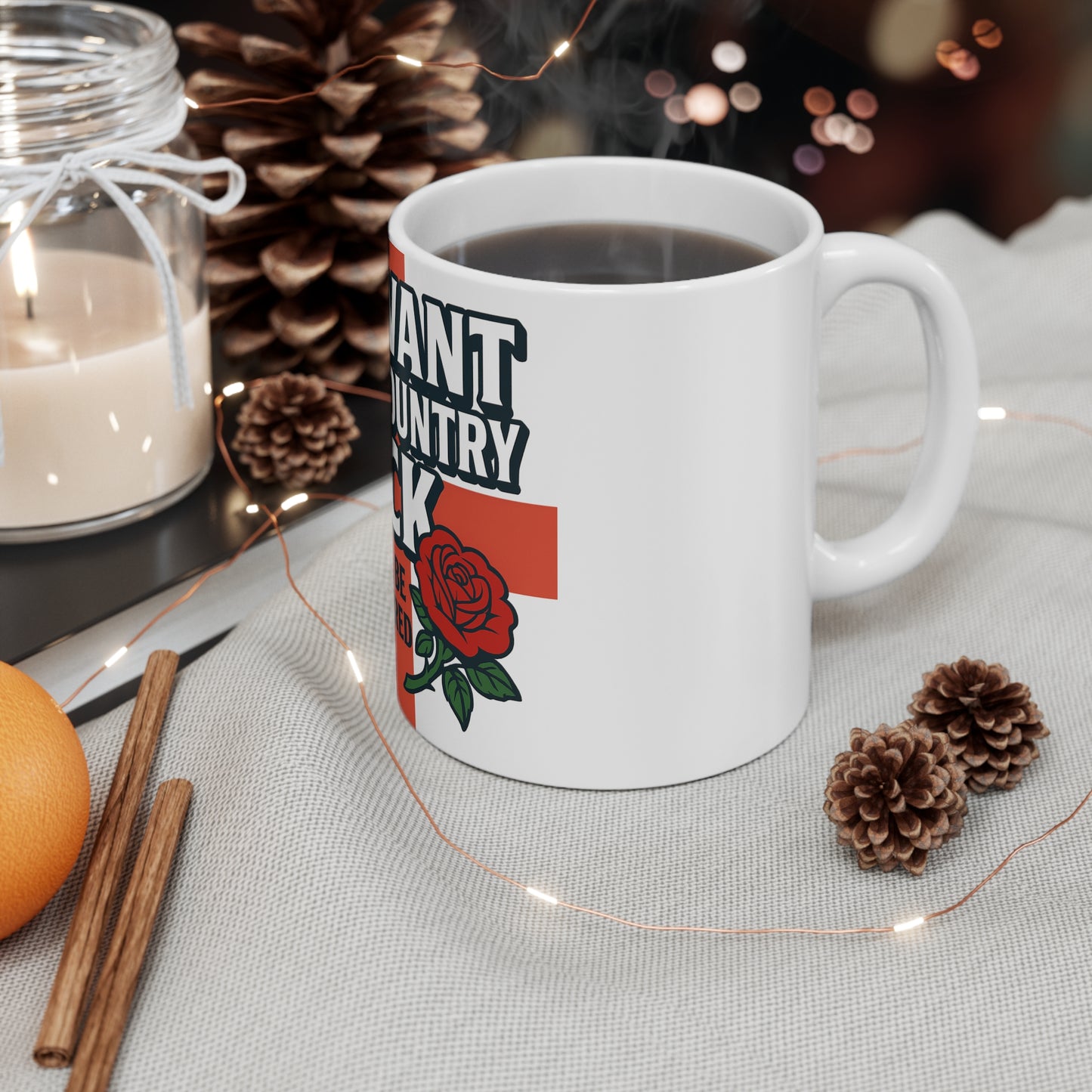 Patriotic Coffee Mug - "We Want Our Country Back" - Perfect Gift for National Holidays, Protest Events, Home & Office Decor, Collectible Mug