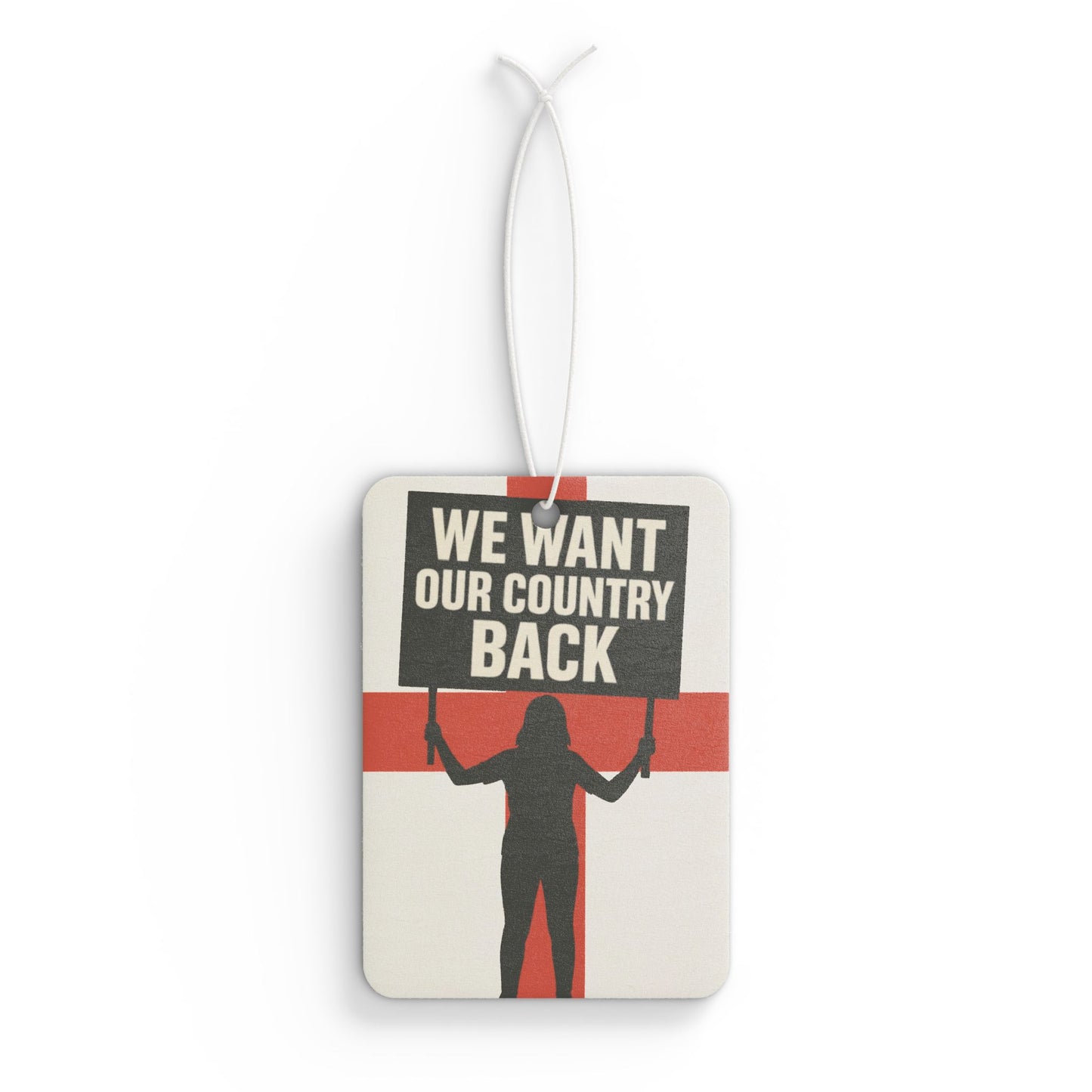 Protest-Themed Car Air Freshener, Funny Gift for Activists, Home Decor, Political Statement, Unique Scented Accessories