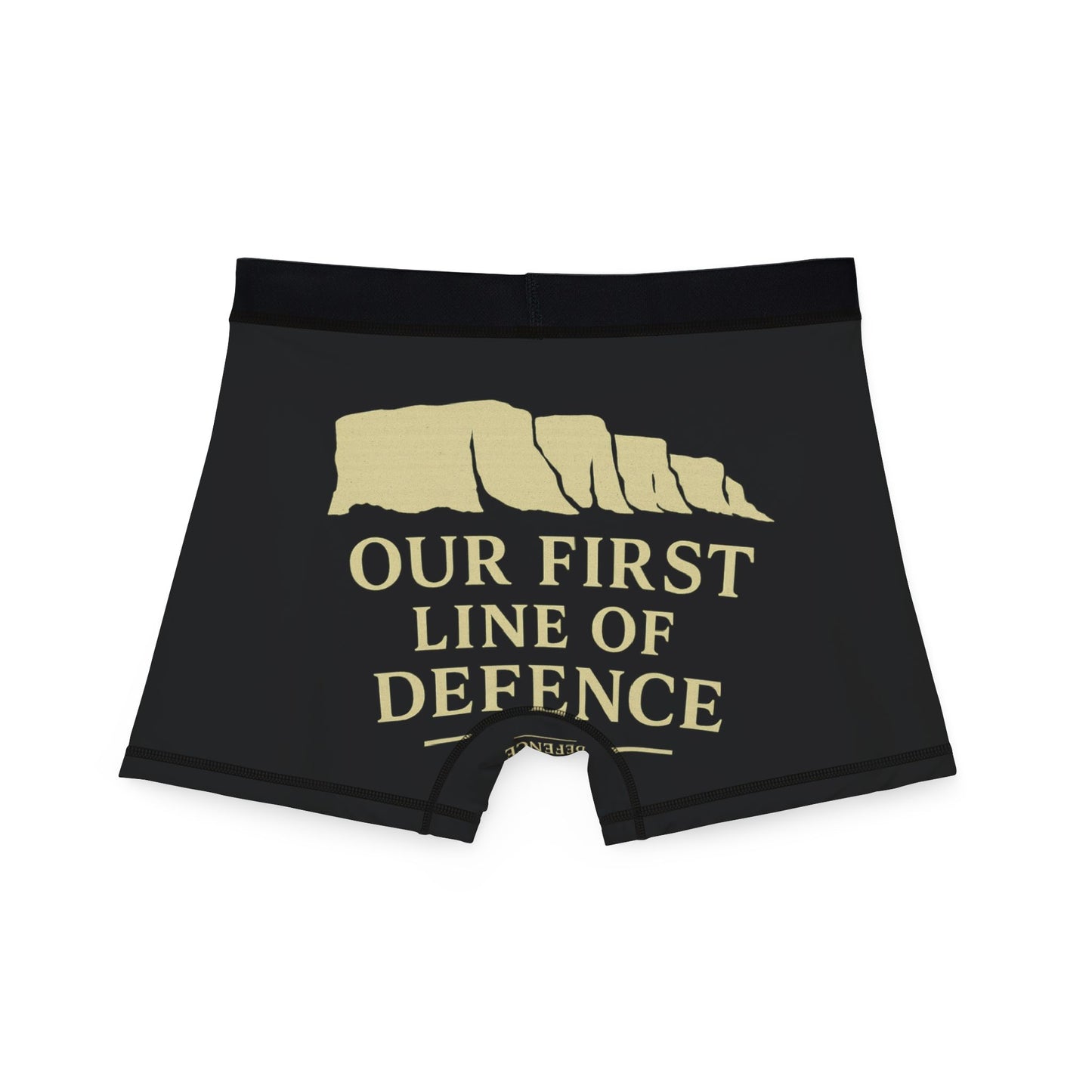 First line of defence stop the boats Men's Boxers (AOP)