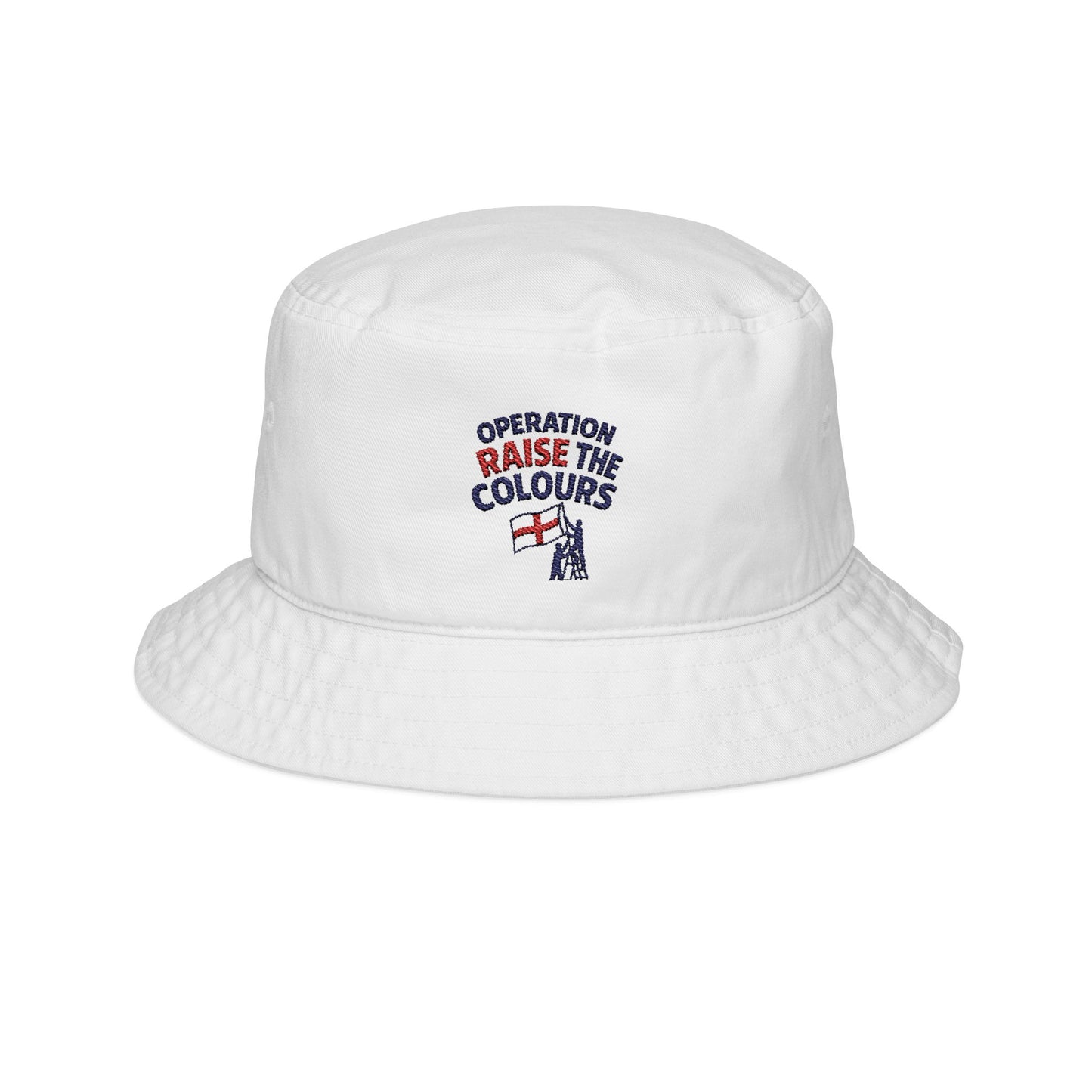 Operation raise the colours Embroidered Bucket Hat | Unisex Fashion Accessory for Summer Fun, Beach Days, Festivals, Outdoor Adventures, Casual Style
