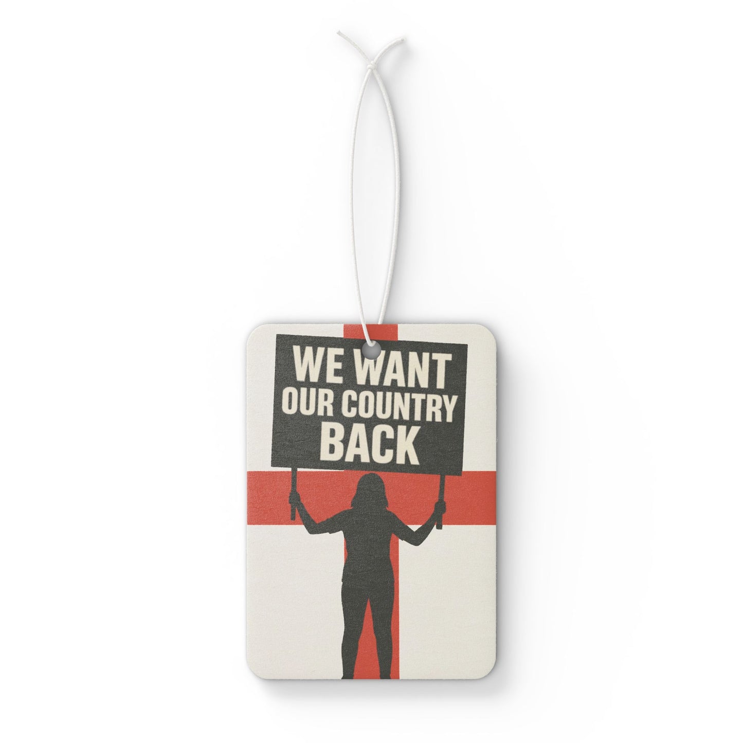 Protest-Themed Car Air Freshener, Funny Gift for Activists, Home Decor, Political Statement, Unique Scented Accessories
