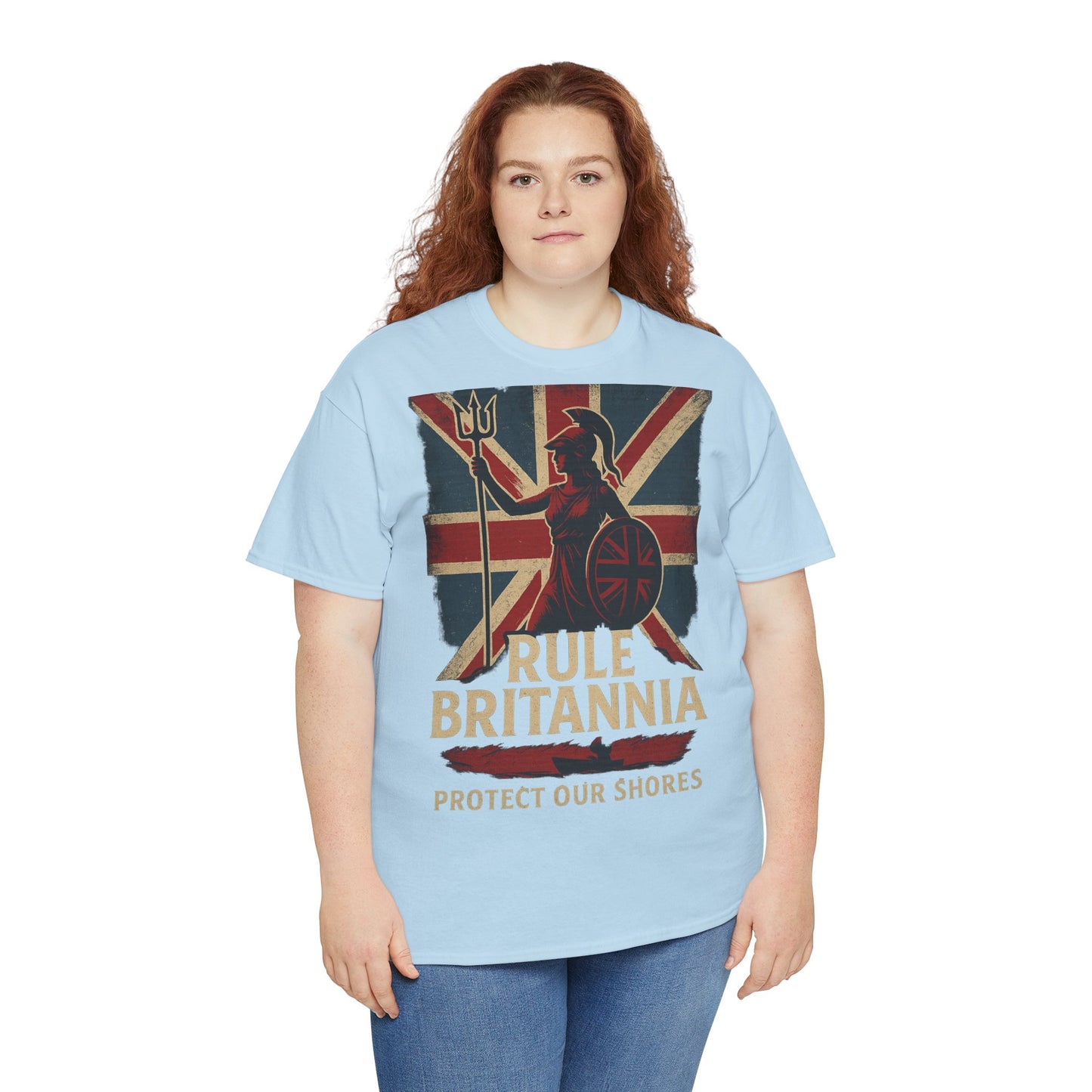Rule Britannia Tee stop the boat design t shirt patriots