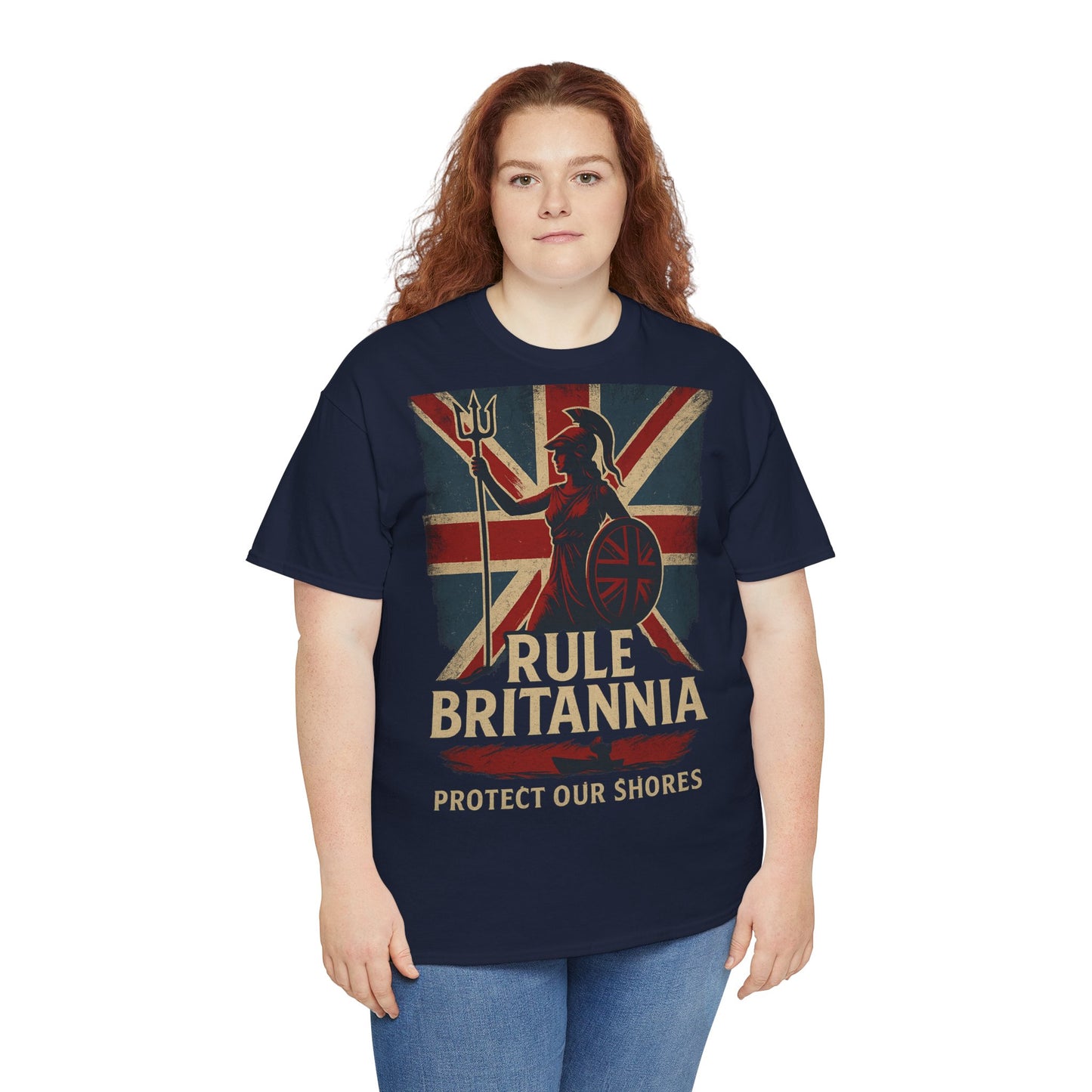 Rule Britannia Tee stop the boat design t shirt patriots