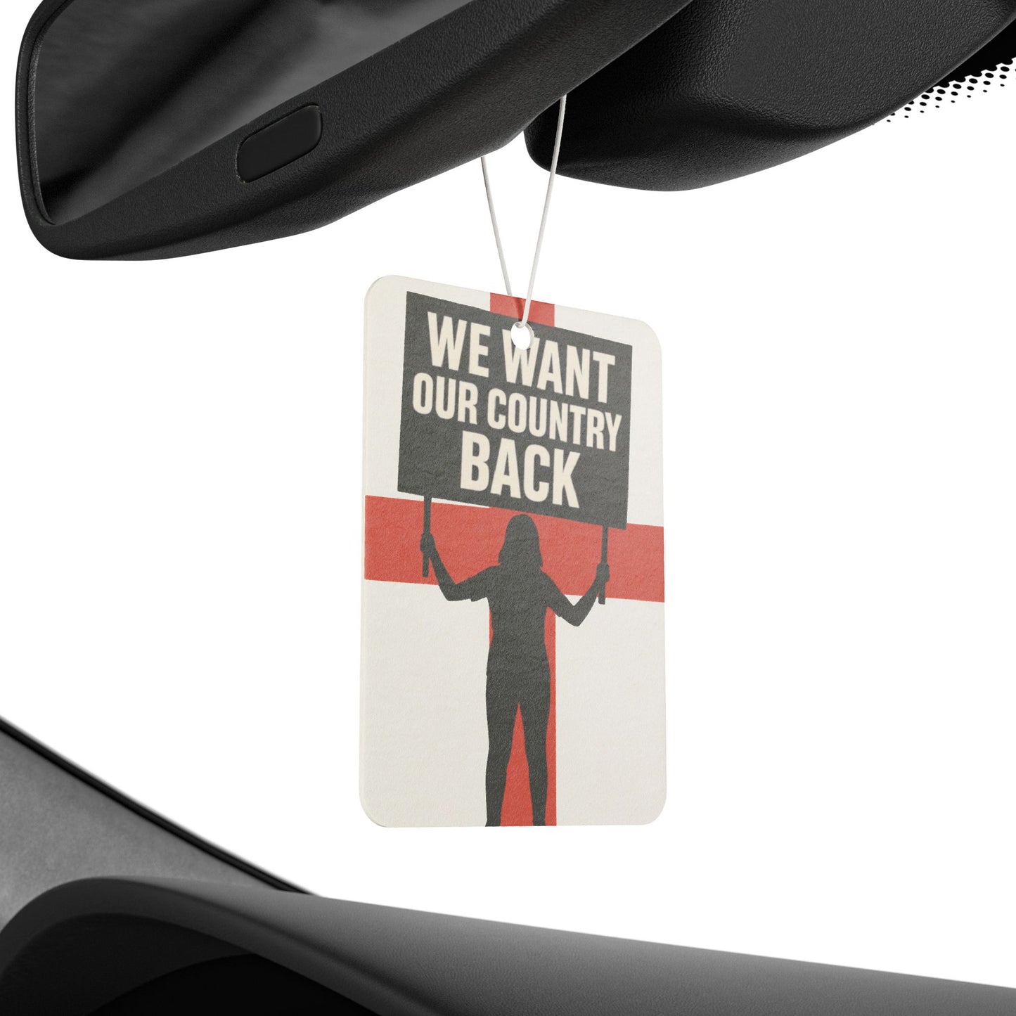 Protest-Themed Car Air Freshener, Funny Gift for Activists, Home Decor, Political Statement, Unique Scented Accessories