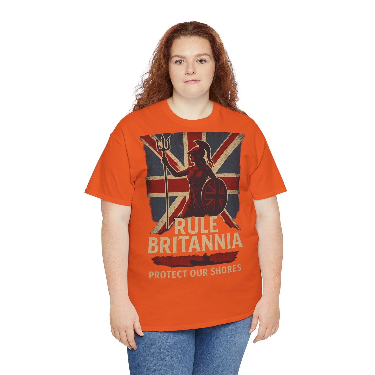 Rule Britannia Tee stop the boat design t shirt patriots