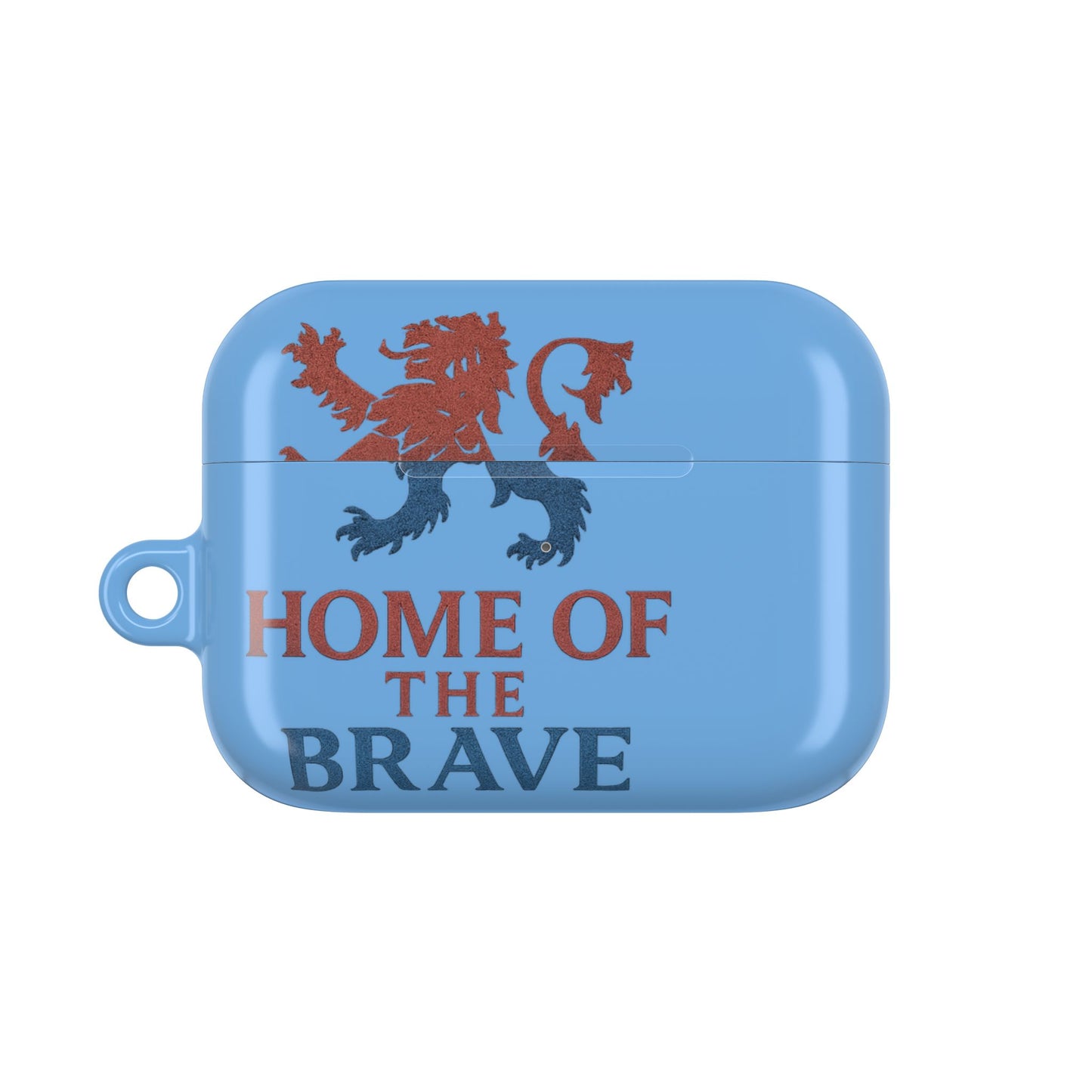 Home of the Brave AirPod Case, Custom AirPod Cover, Unique Gifts for Patriots, Trendy Electronics Accessory, Durable Protection Case