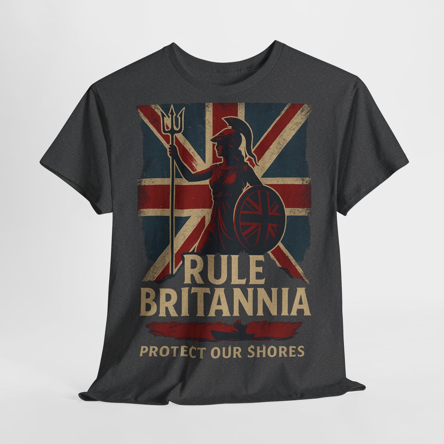 Rule Britannia Tee stop the boat design t shirt patriots