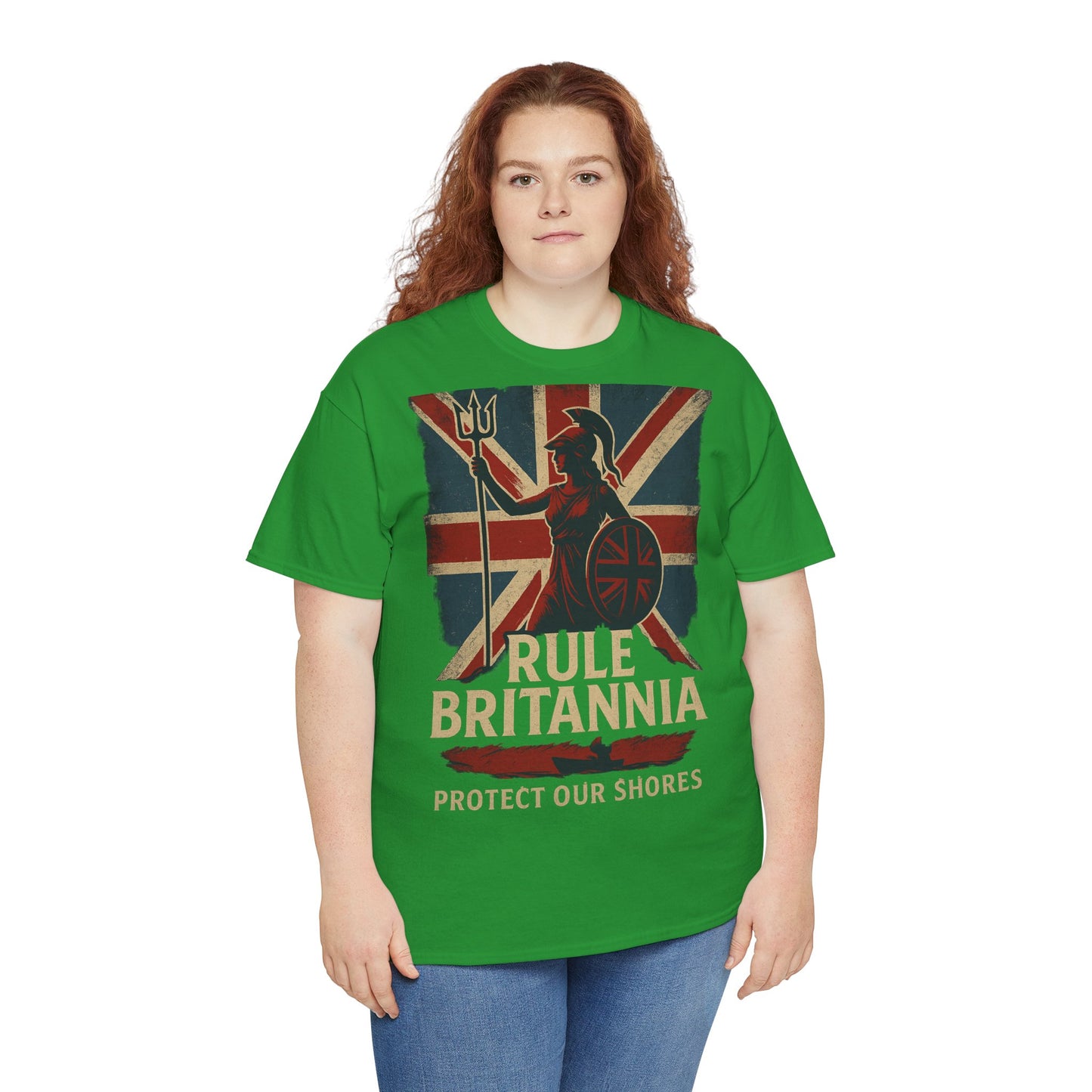 Rule Britannia Tee stop the boat design t shirt patriots