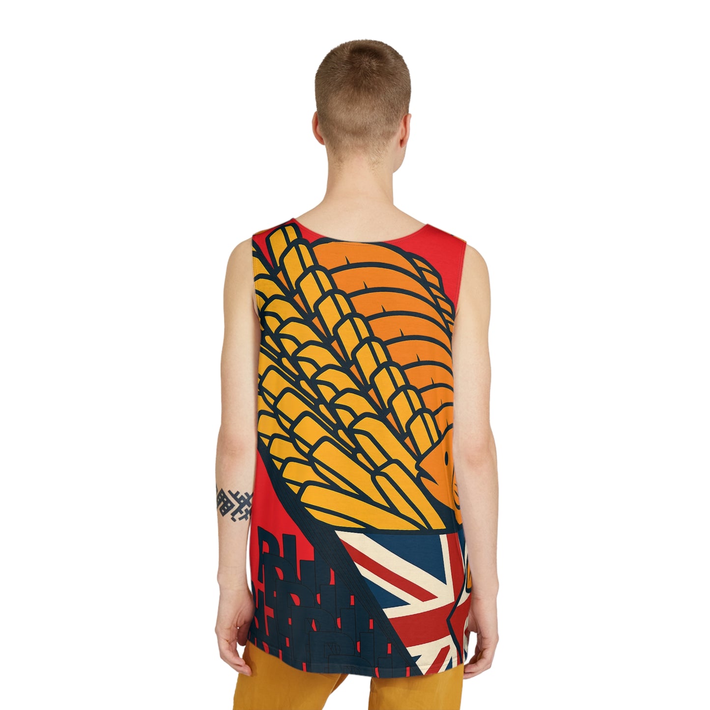 Fish & chips multi design by stoptheboat Men's Tank (AOP)
