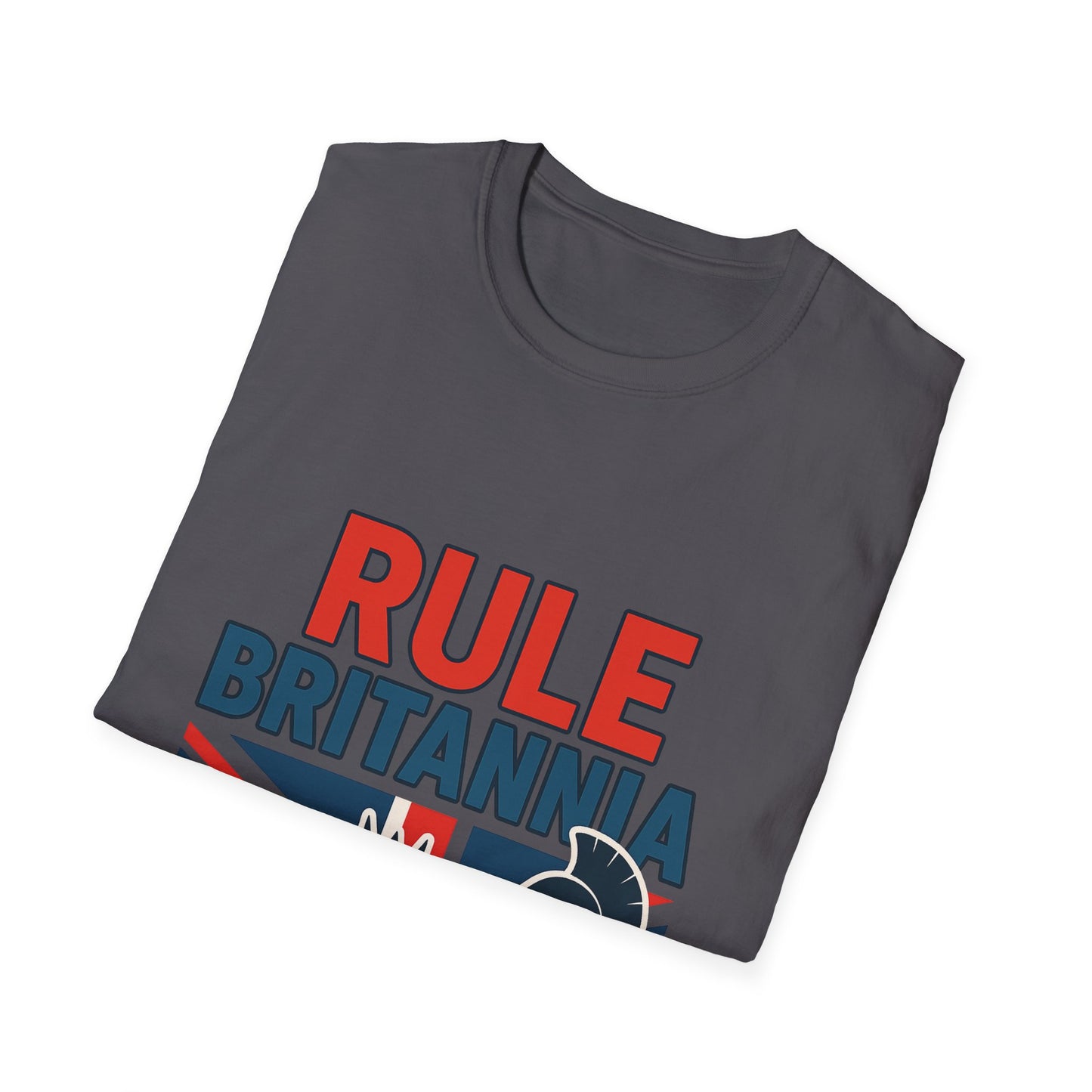 Britannia Pride T-Shirt, Unisex Softstyle Tee, Casual Wear, Gift for Brits, Patriotic Apparel, Independence Day Top
