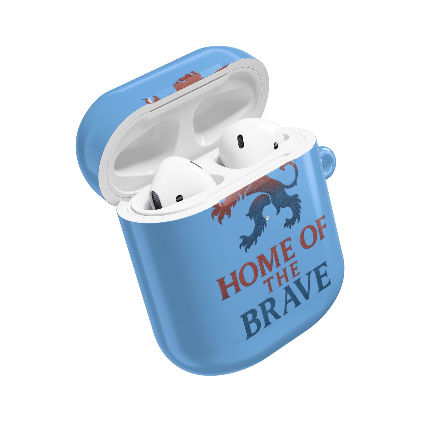 Home of the Brave AirPod Case, Custom AirPod Cover, Unique Gifts for Patriots, Trendy Electronics Accessory, Durable Protection Case