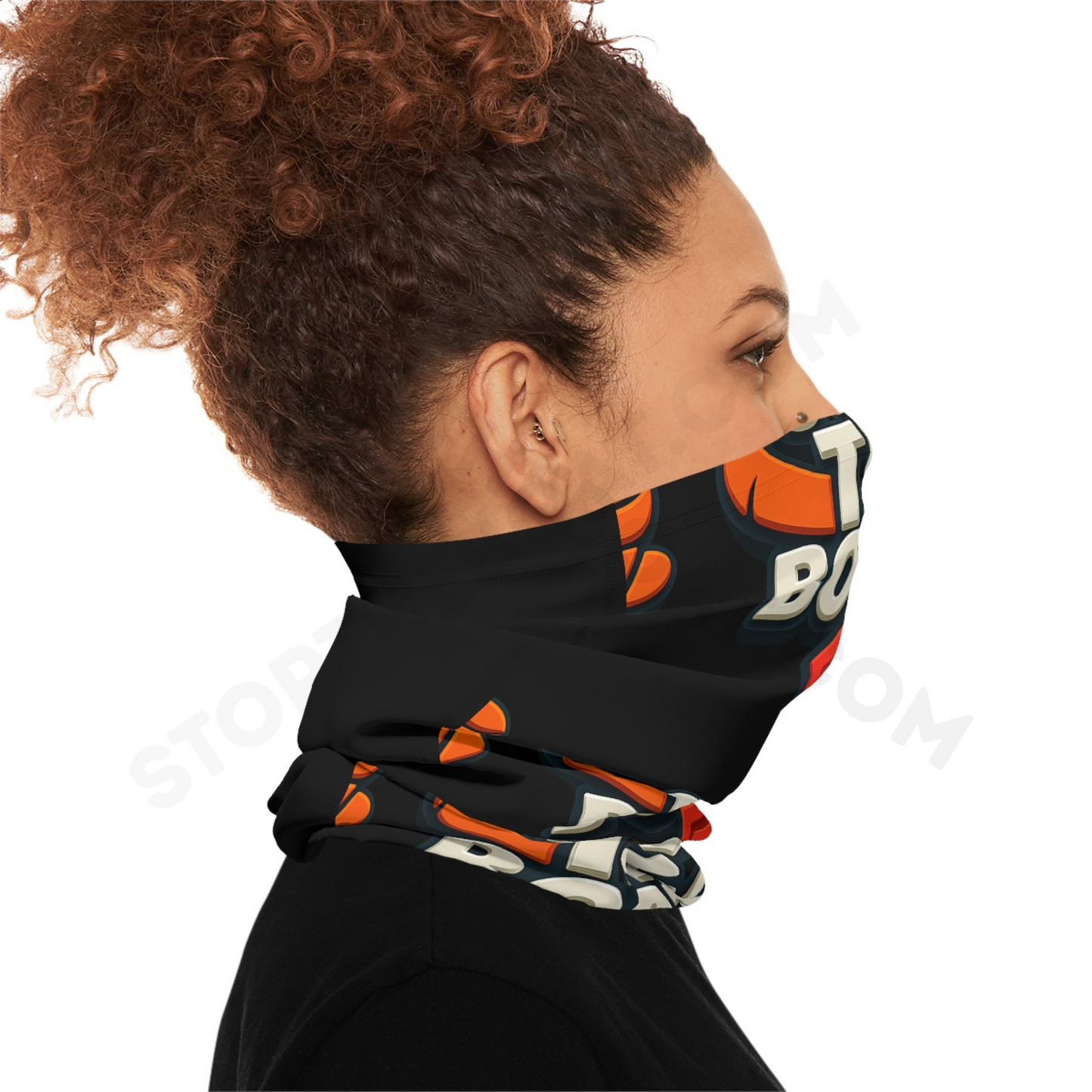 Stop the Boats Lightweight Neck Gaiter | Comfortable Face Cover, Gift for Outdoor Lovers, Summer Festival Accessory, Activism Neckwear