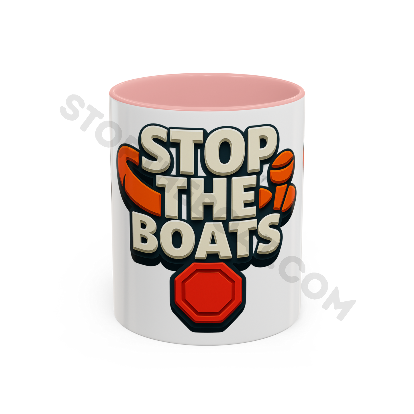 Stop the boats Classic premium UK Accent Coffee Mug (11, 15oz)