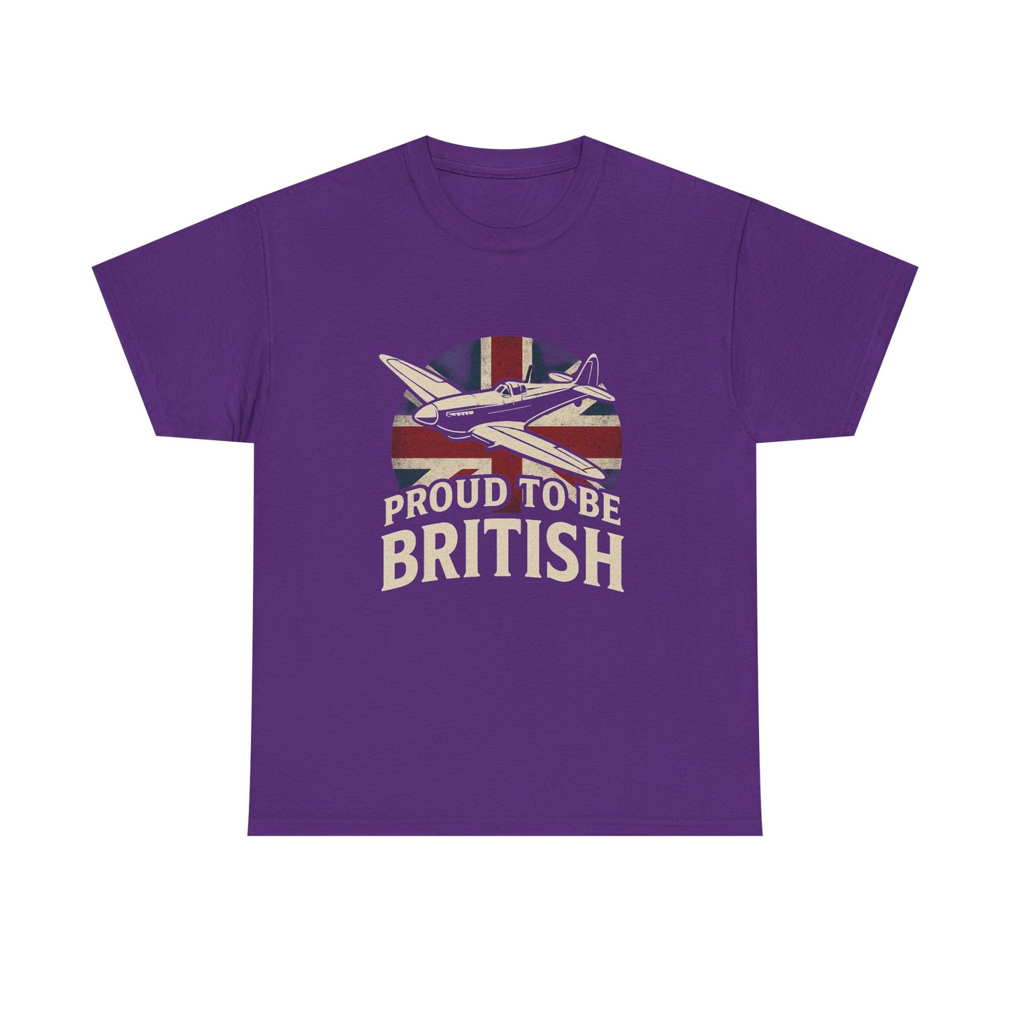 Proud to Be British Tee, Unisex Cotton Shirt, British Pride Apparel, Perfect for Gifting, Ideal for Celebrations, Casual Wear