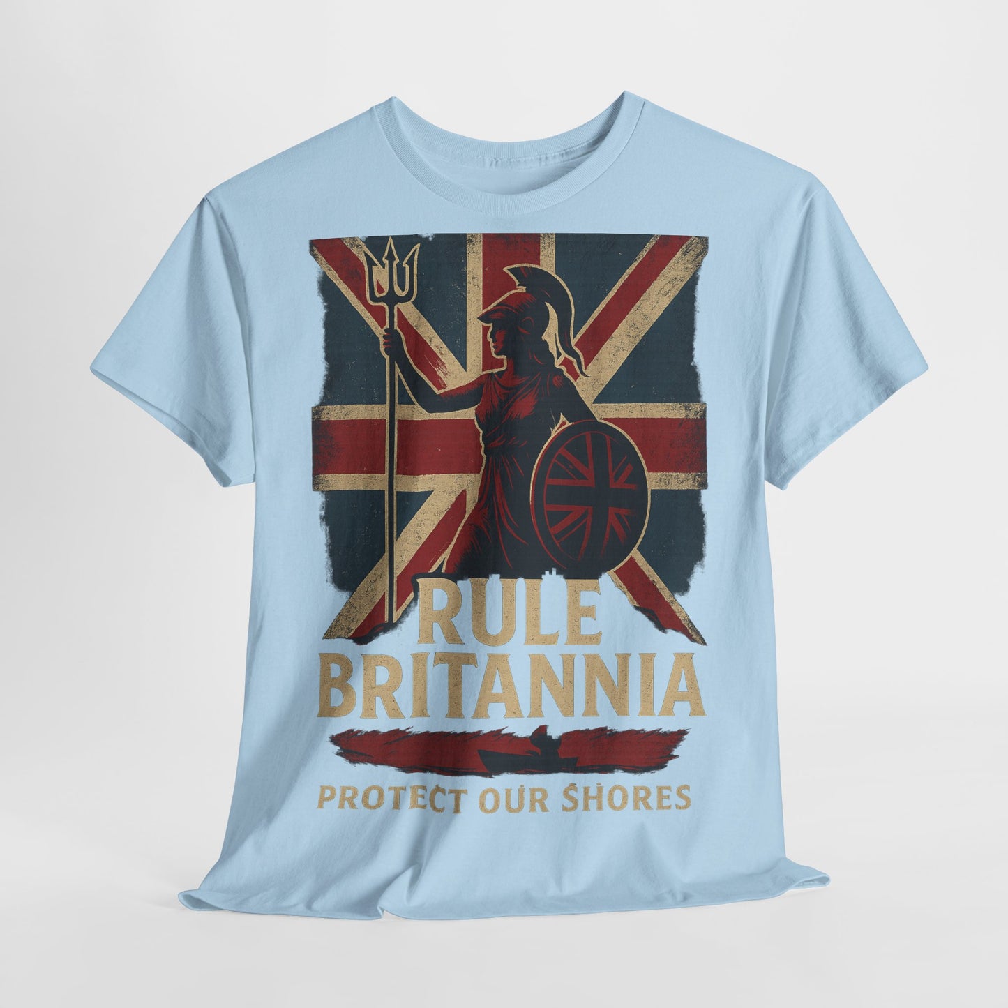 Rule Britannia Tee stop the boat design t shirt patriots
