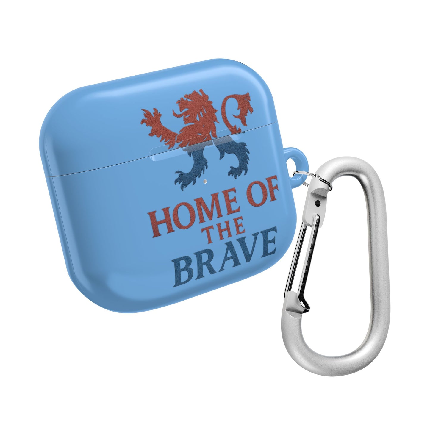 Home of the Brave AirPod Case, Custom AirPod Cover, Unique Gifts for Patriots, Trendy Electronics Accessory, Durable Protection Case