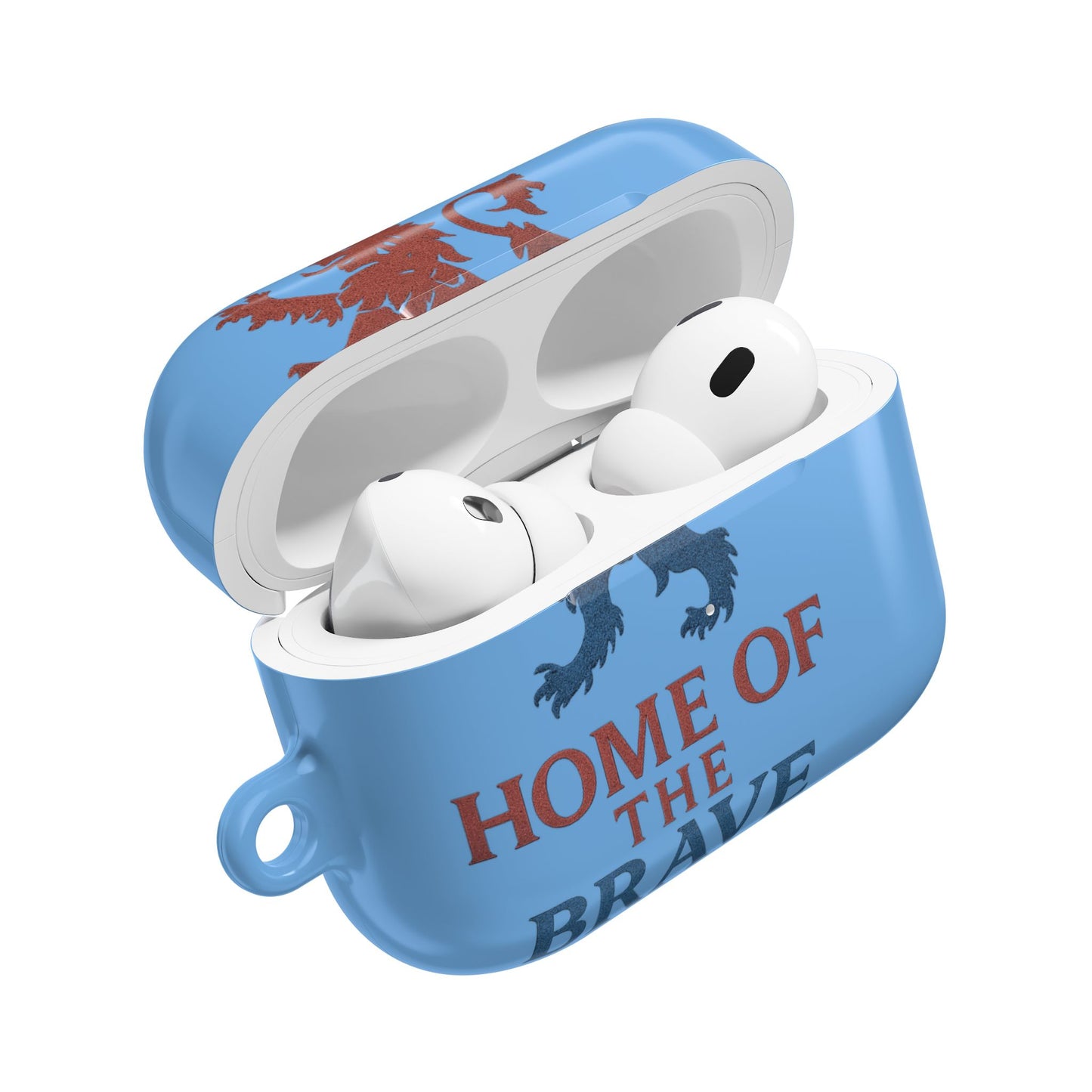 Home of the Brave AirPod Case, Custom AirPod Cover, Unique Gifts for Patriots, Trendy Electronics Accessory, Durable Protection Case