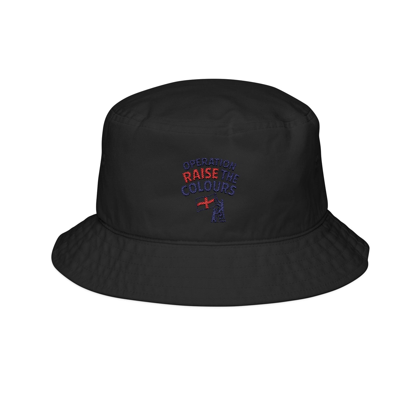 Operation raise the colours Embroidered Bucket Hat | Unisex Fashion Accessory for Summer Fun, Beach Days, Festivals, Outdoor Adventures, Casual Style