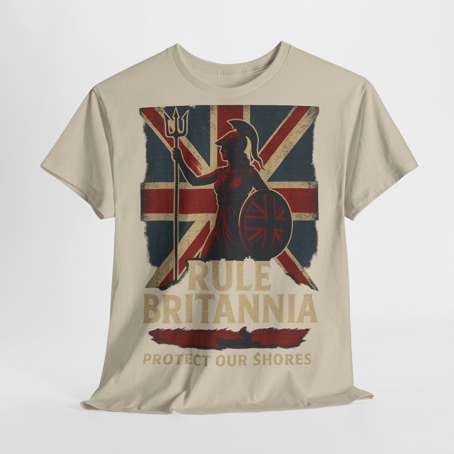 Rule Britannia Tee stop the boat design t shirt patriots