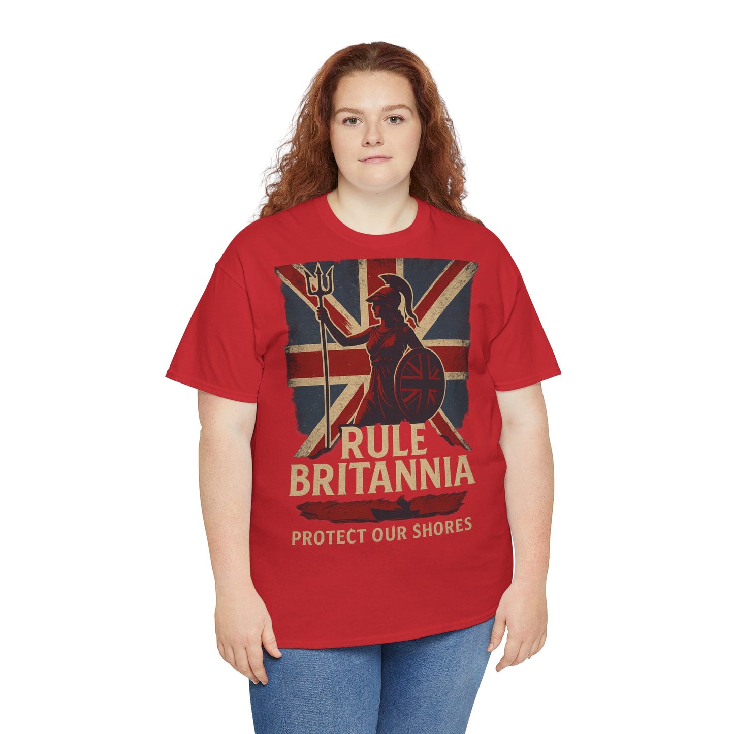 Rule Britannia Tee stop the boat design t shirt patriots