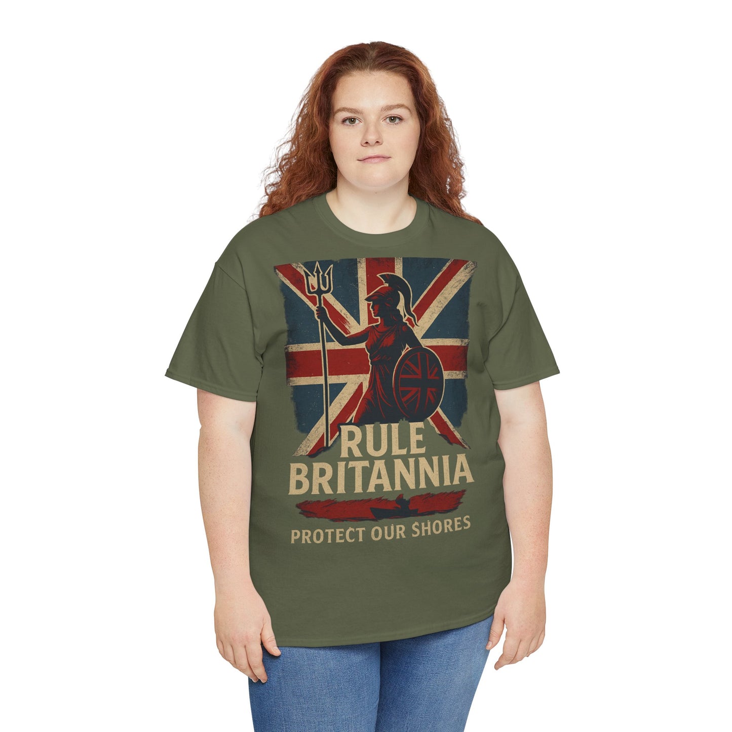 Rule Britannia Tee stop the boat design t shirt patriots