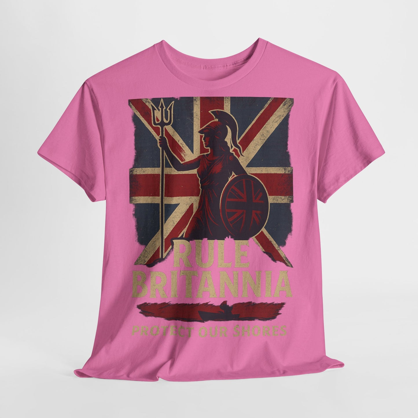 Rule Britannia Tee stop the boat design t shirt patriots