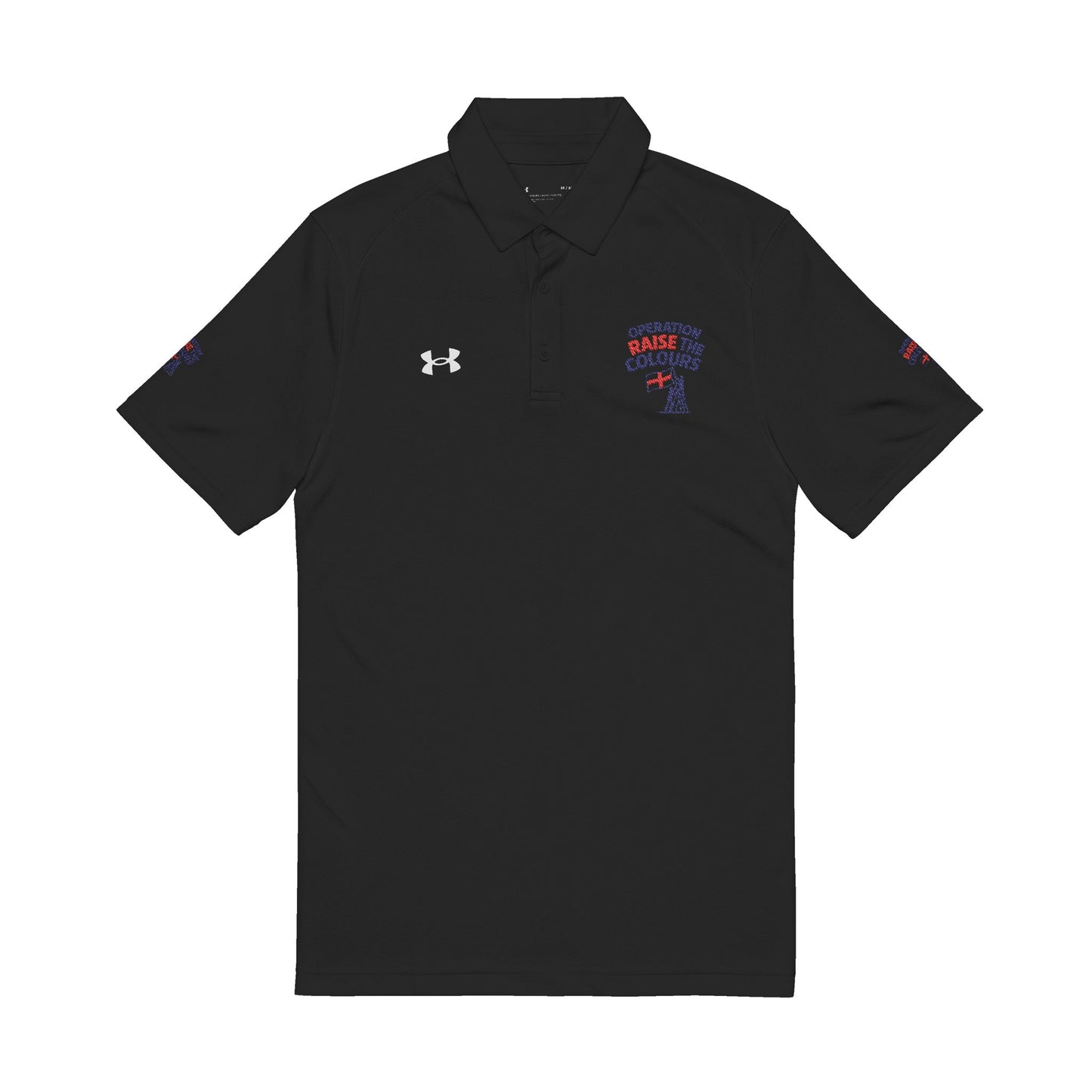Men's operation raise the colours UNDER ARMOUR Performance Polo Shirt, Athletic Dress Shirt, Casual Wear, Gift for Him, Outdoor Sport Shirt