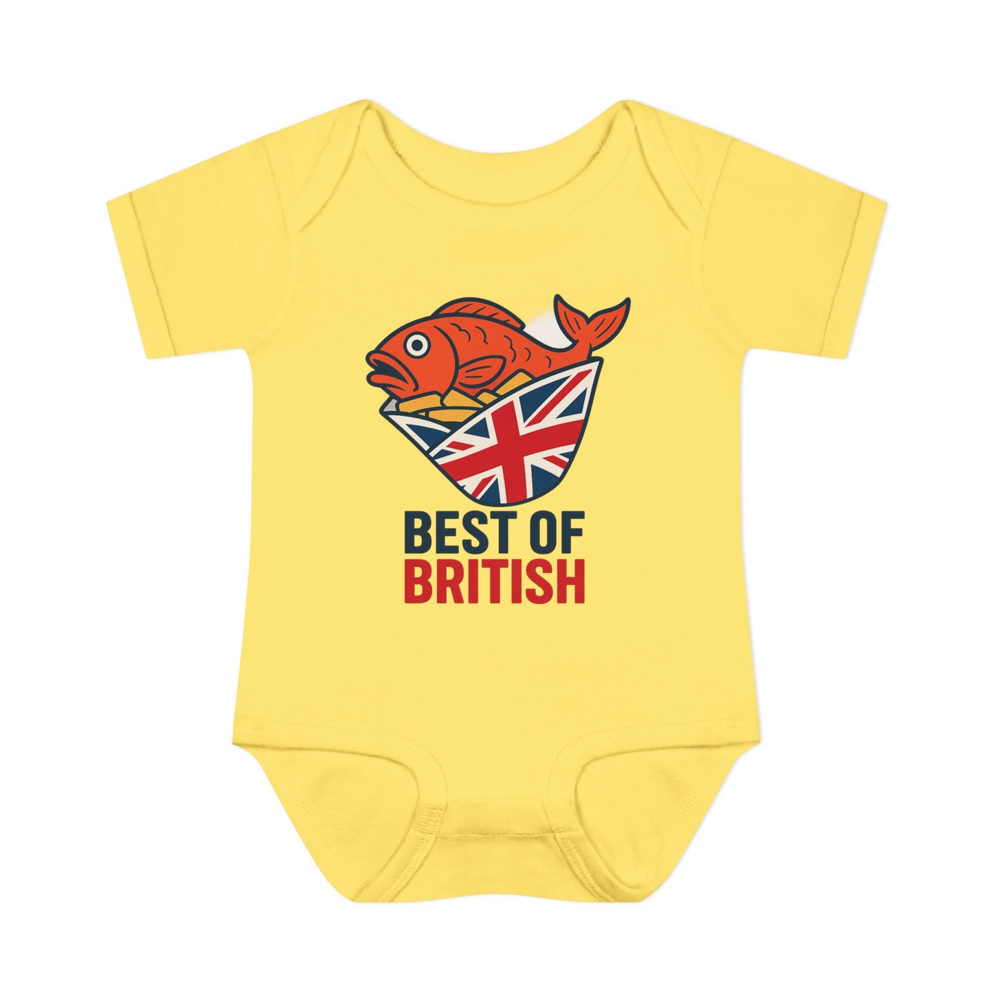 Fish & chips British Pride Baby Bodysuit, Cute Infant Outfit, Baby Shower Gift, British Culture Apparel, New Parent Essentials, Toddler Clothing