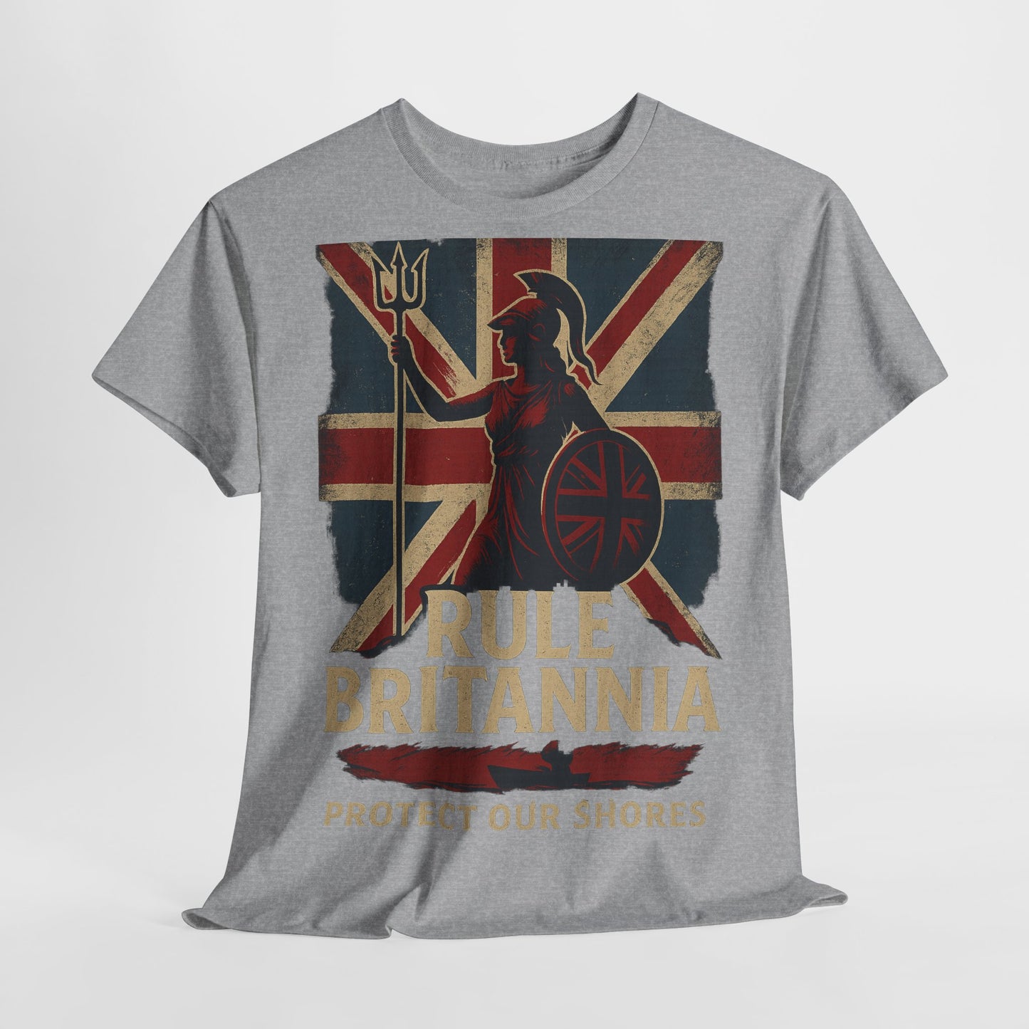 Rule Britannia Tee stop the boat design t shirt patriots