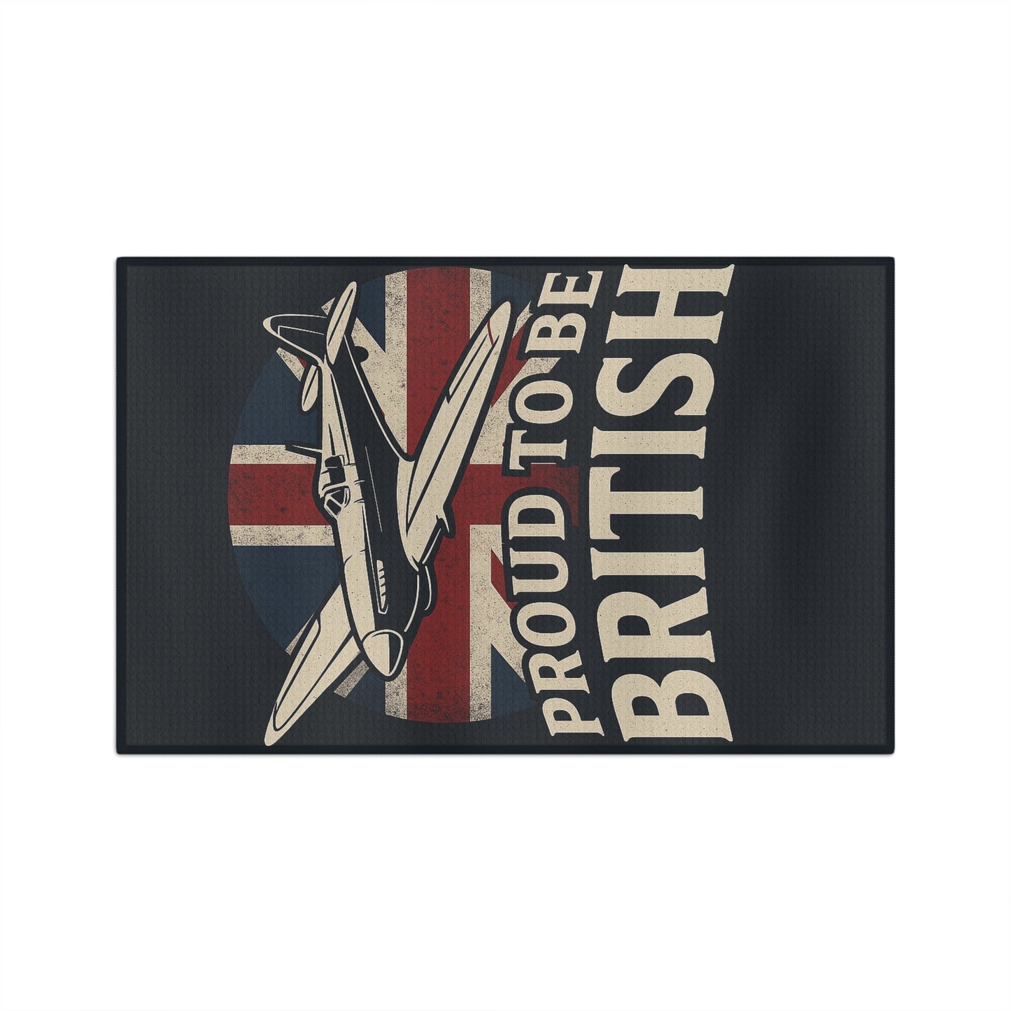 Proud to be british spitfire Microfiber Tea Towel