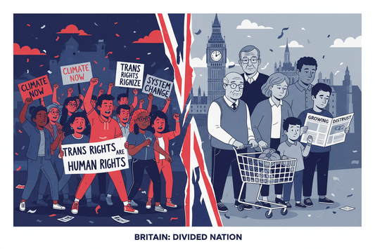 Britain's Culture War Is a Lie: New Data Shows a Cynical Public, Radicalized Students, and a Protest Movement That's Anything But Fringe