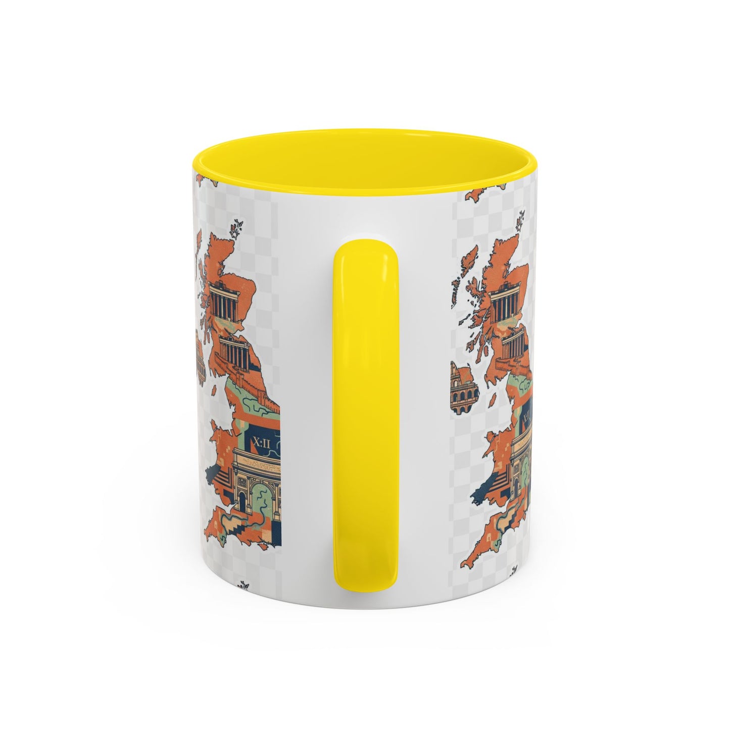 British Landmarks Accent Coffee Mug | Travel Gift, Home Decor, Coffee Lover, Souvenir, Unique Design