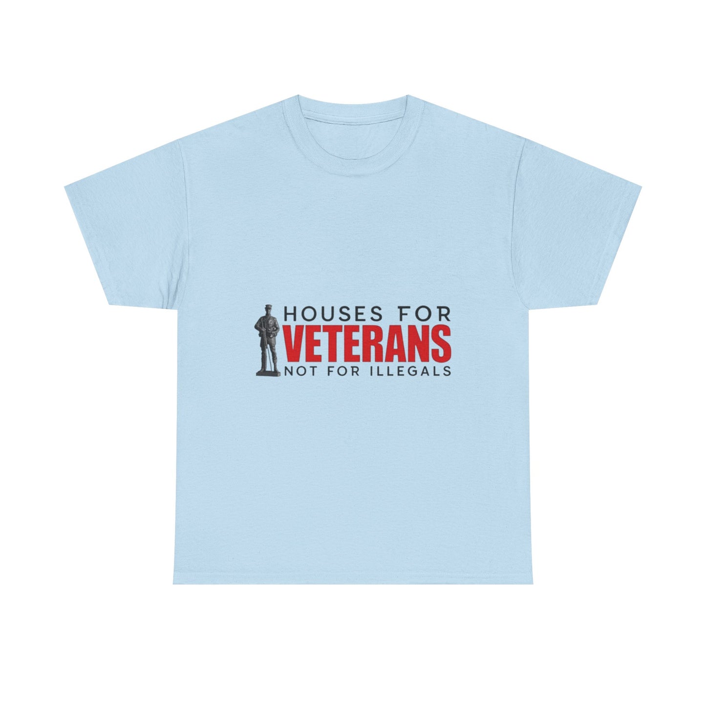 Unisex Heavy Cotton Tee - 'Houses for Veterans' Statement Shirt for Supporters, Patriotic Gifts, Veteran Advocacy Apparel, Everyday [...]