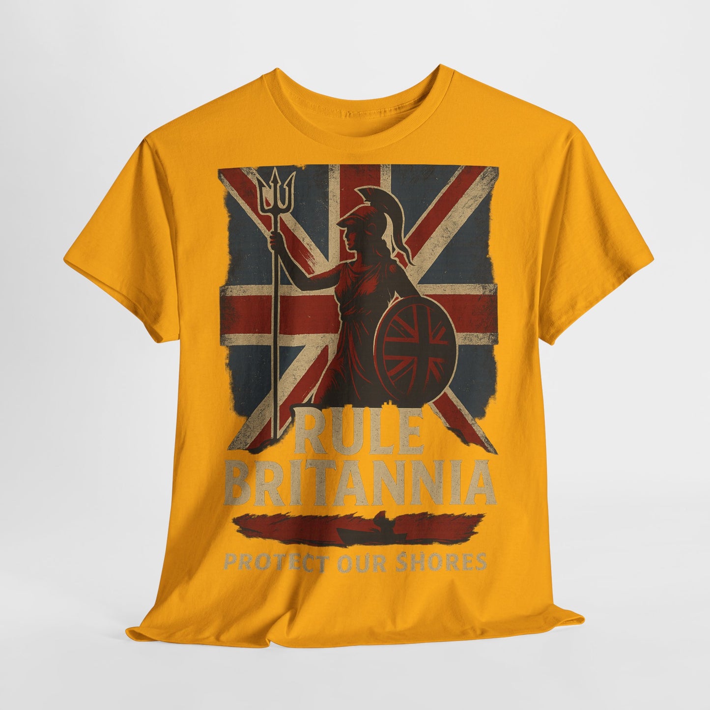Rule Britannia Tee stop the boat design t shirt patriots