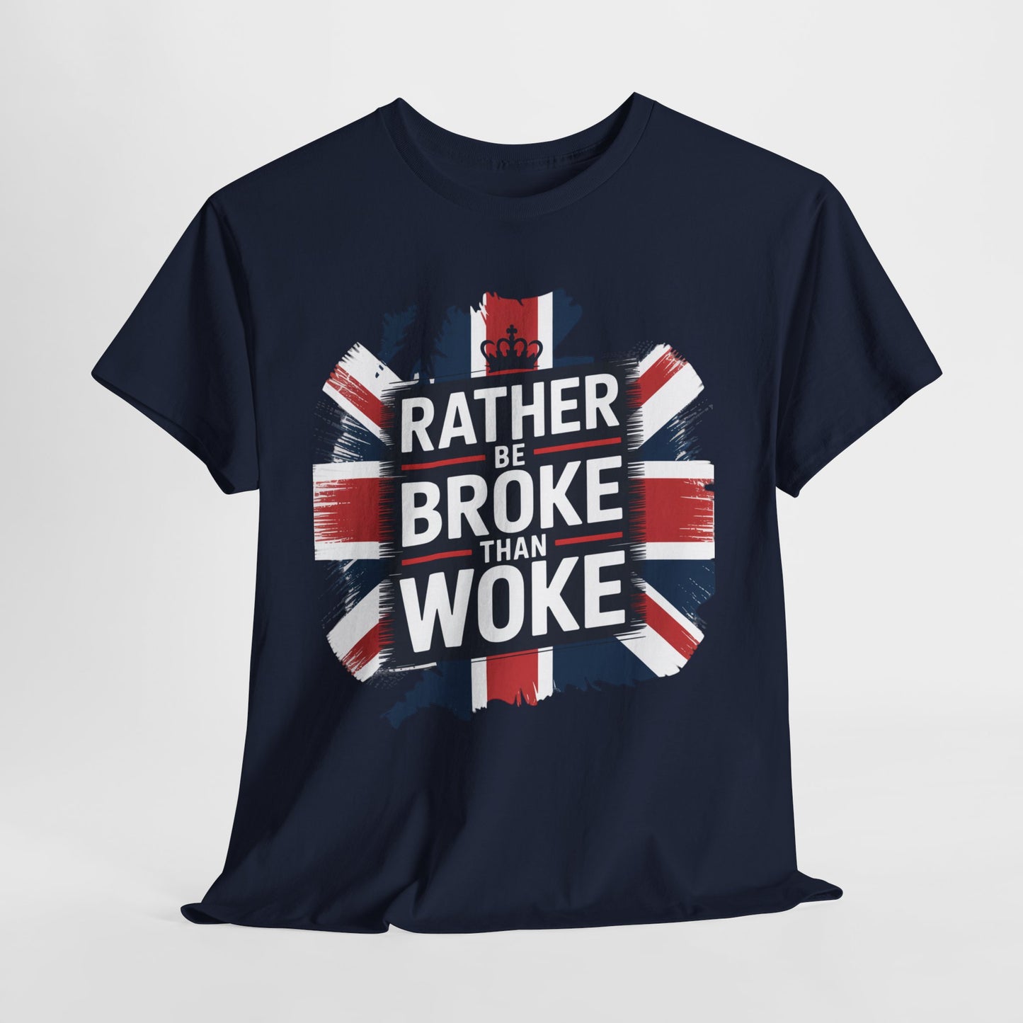 Broke vs. Woke Unisex Heavy Cotton Tee