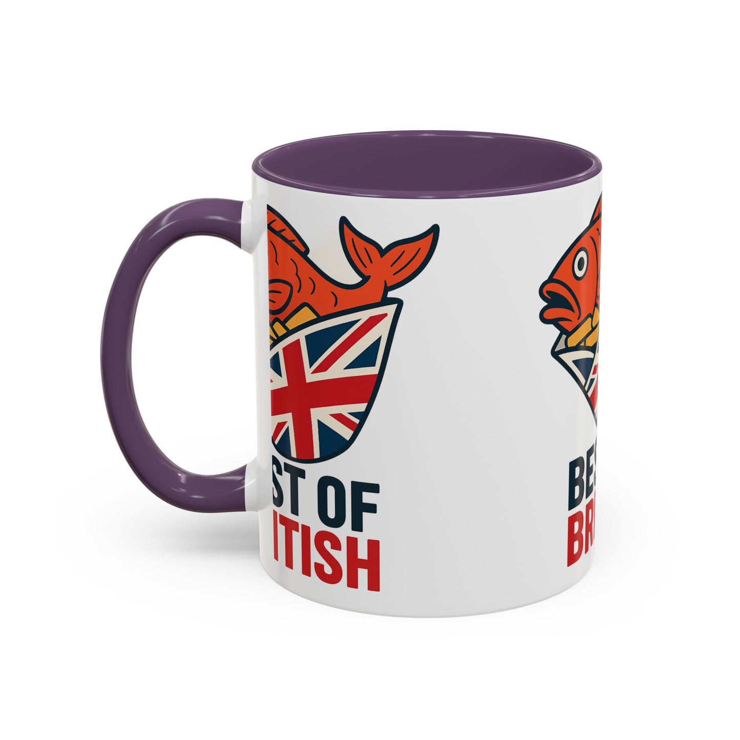 Best of British fish & chips Accent Coffee Mug - Fun Gift for Tea Lovers, Unique Kitchen Decor, Ideal for British Holidays, Collectible Coffee [...]