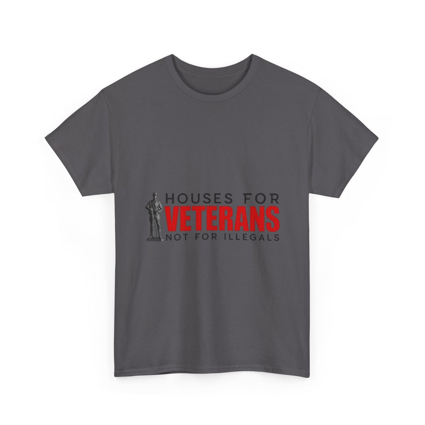 Unisex Heavy Cotton Tee - 'Houses for Veterans' Statement Shirt for Supporters, Patriotic Gifts, Veteran Advocacy Apparel, Everyday [...]