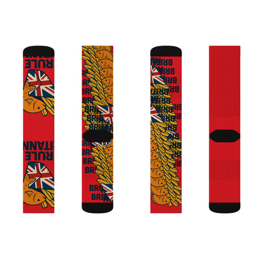 Bold Sublimation Socks with Union Jack Design, Fun Gift for Fashion Lovers, Unique Accessories for Casual Wear, Perfect for [...]