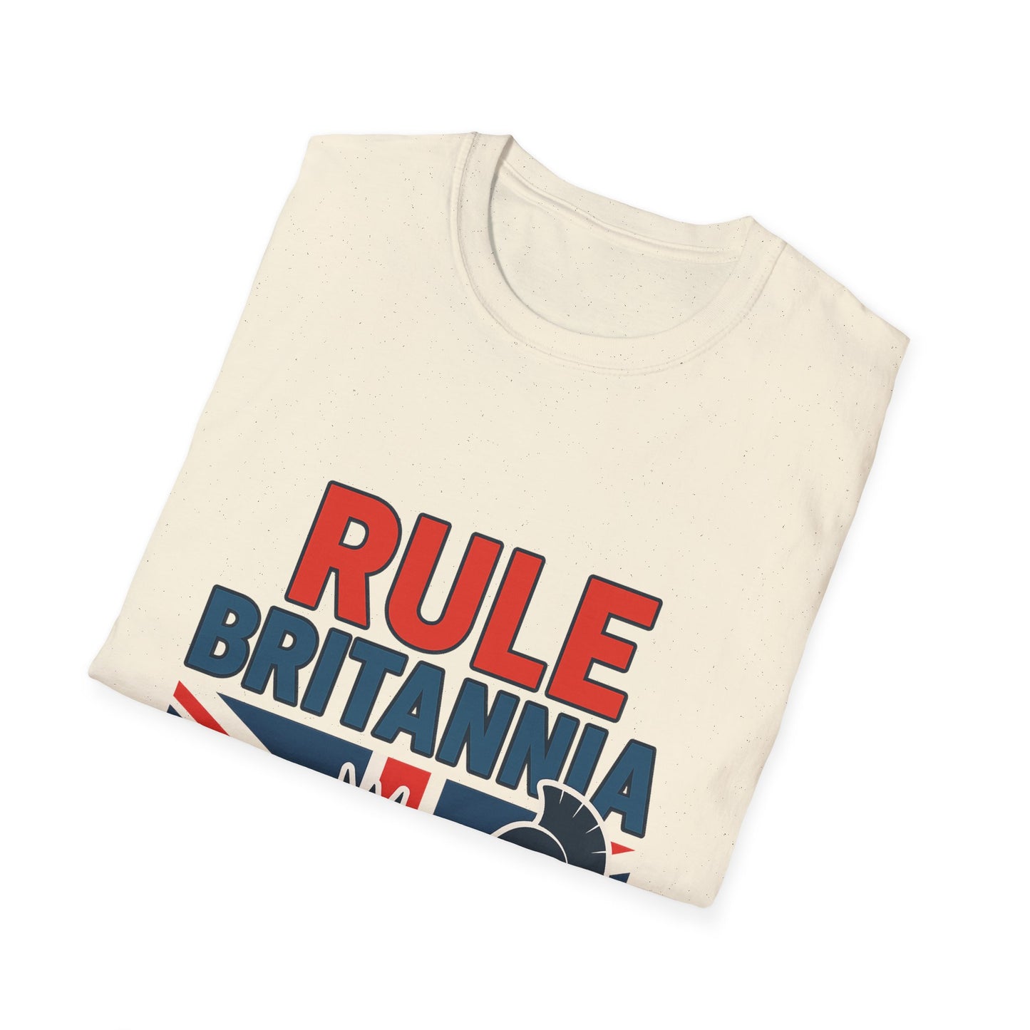 Britannia Pride T-Shirt, Unisex Softstyle Tee, Casual Wear, Gift for Brits, Patriotic Apparel, Independence Day Top
