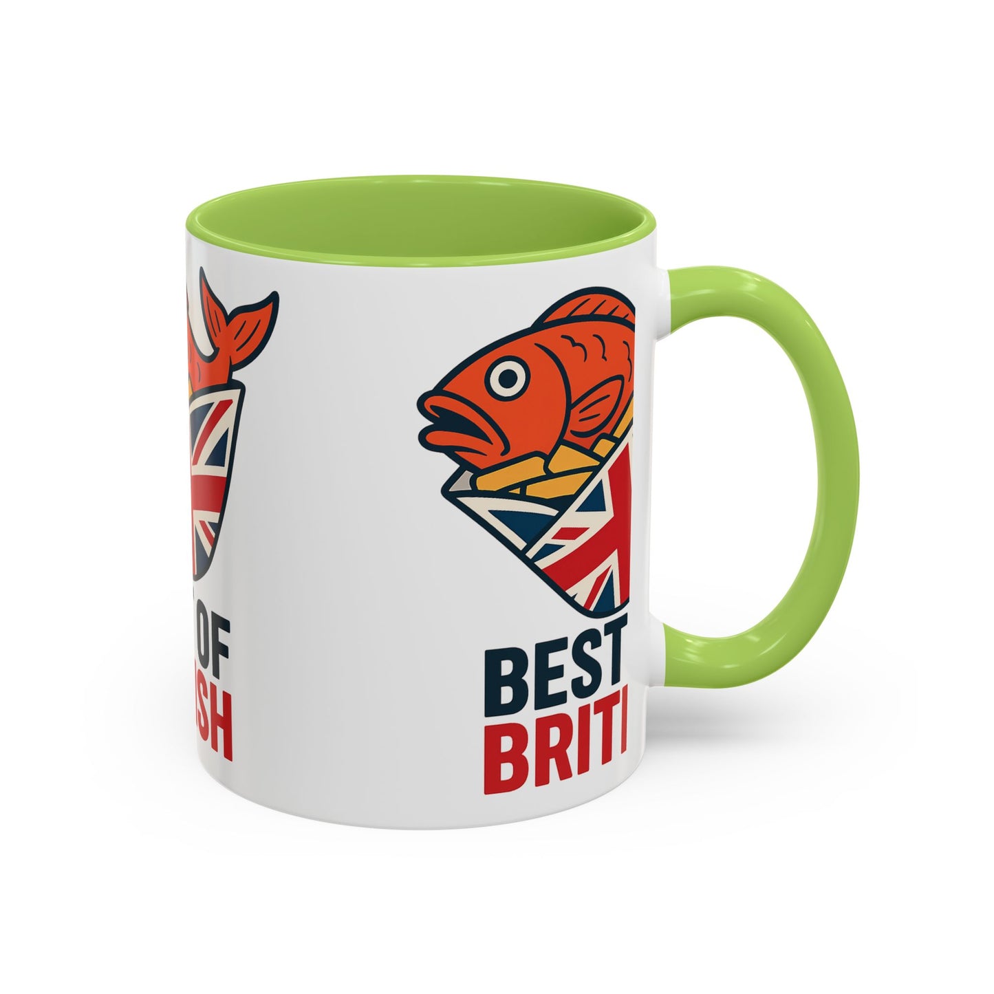 Best of British fish & chips Accent Coffee Mug - Fun Gift for Tea Lovers, Unique Kitchen Decor, Ideal for British Holidays, Collectible Coffee [...]
