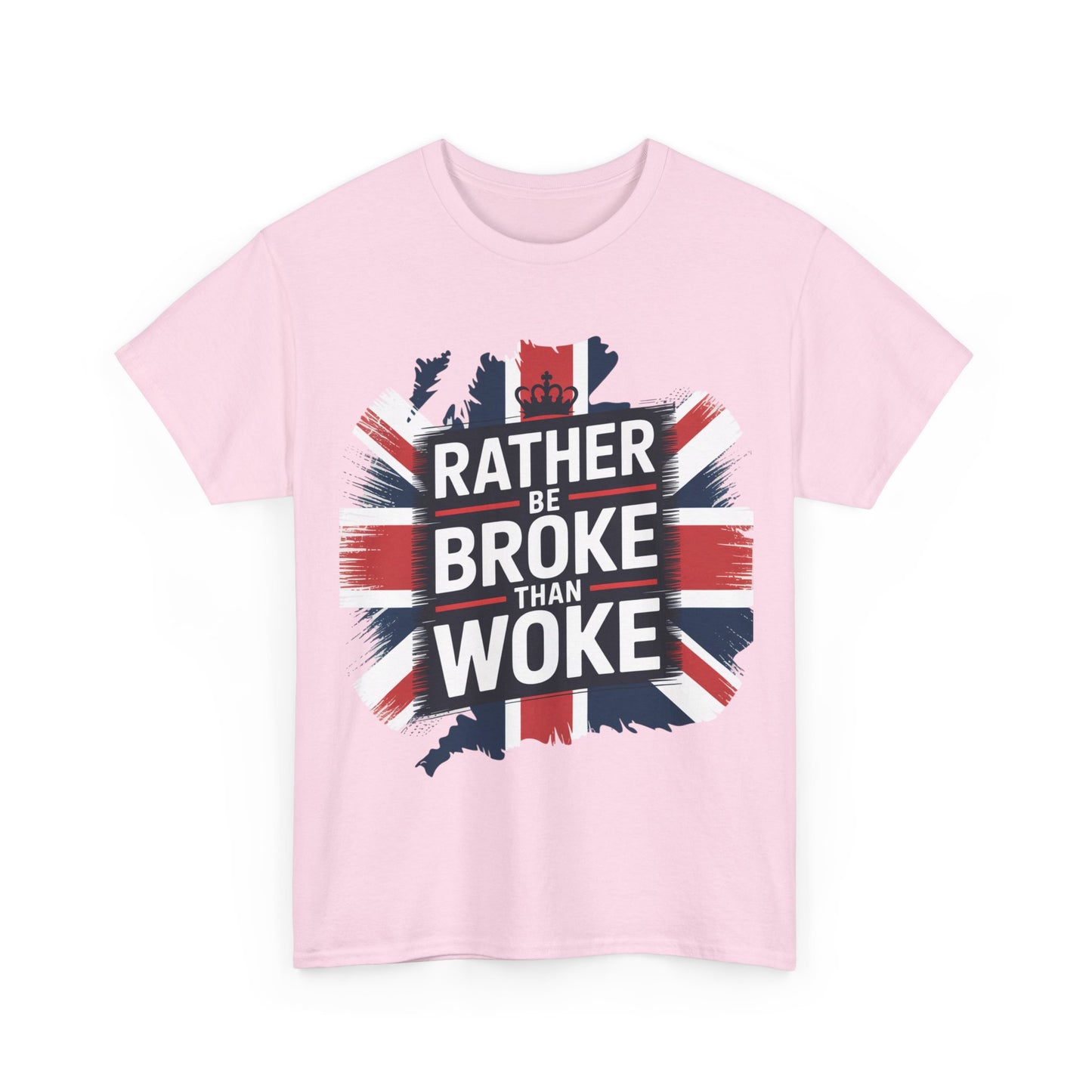 Broke vs. Woke Unisex Heavy Cotton Tee