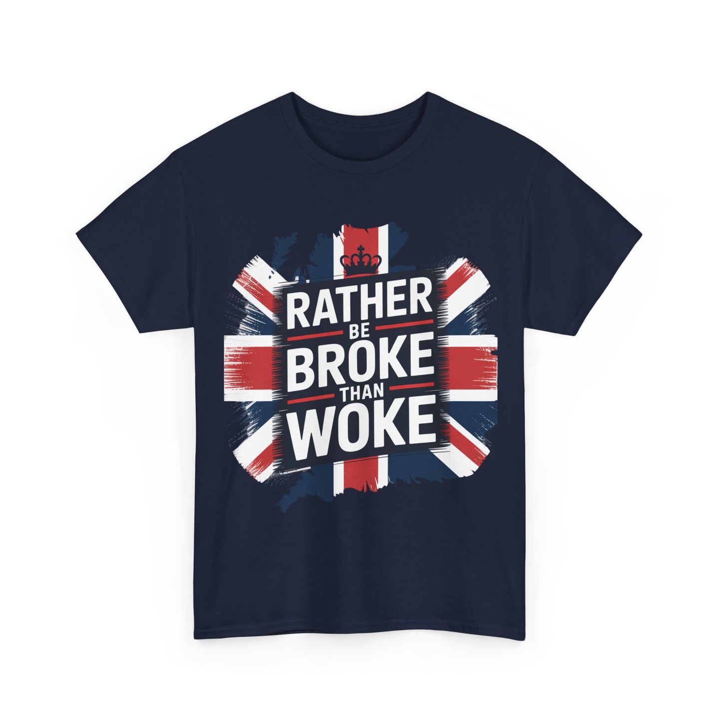 Broke vs. Woke Unisex Heavy Cotton Tee