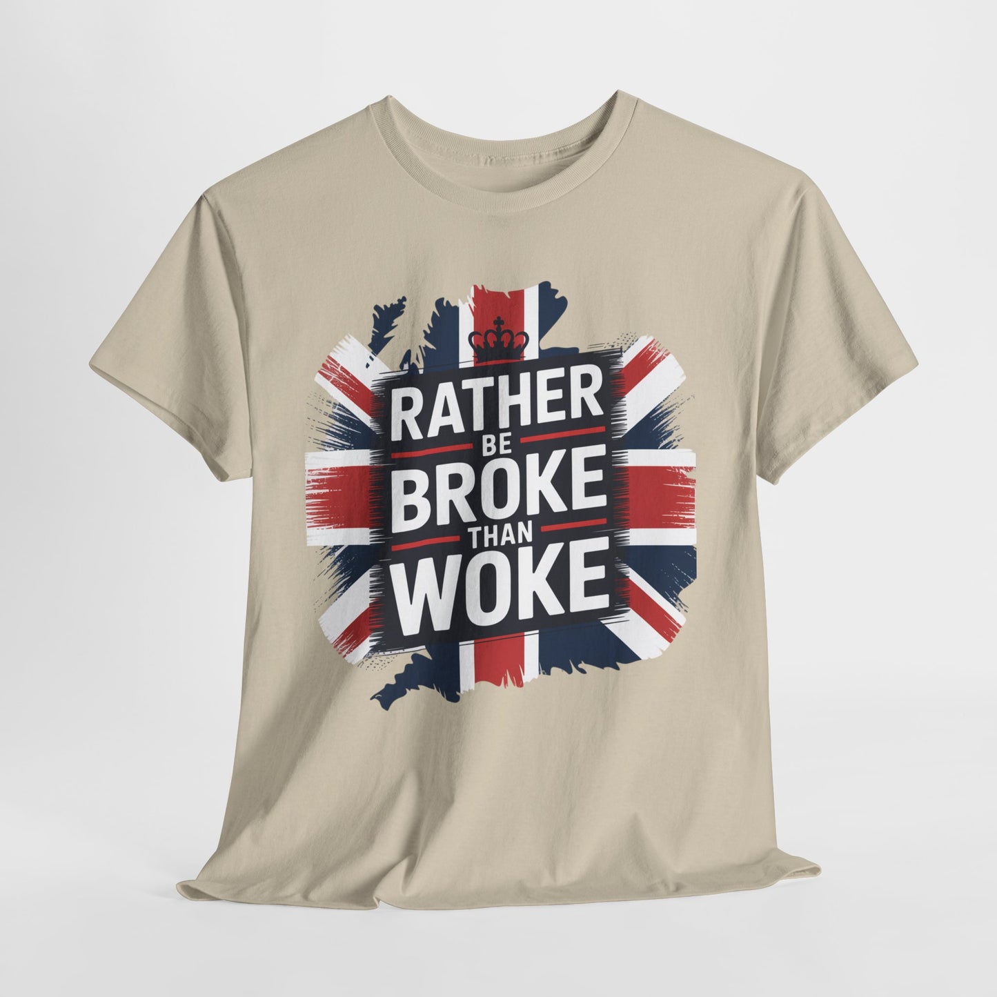 Broke vs. Woke Unisex Heavy Cotton Tee