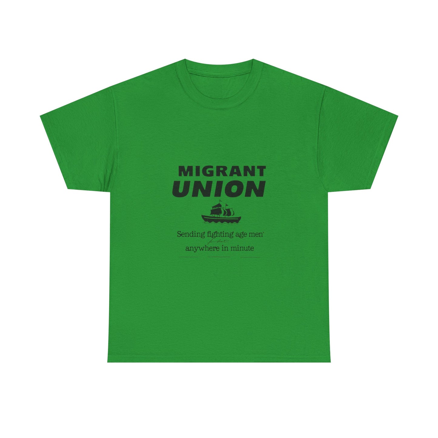 Migrant Union Graphic Tee - Casual Wear, Fundraising Events, Advocacy Apparel, Unisex Streetwear, Everyday Comfort
