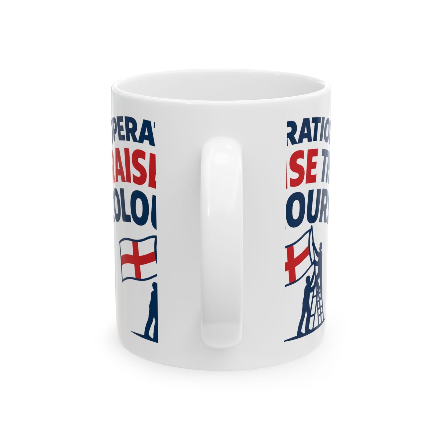 Operation Raise The Colours Mug, Patriotic Coffee Cup, Unique Gift for Holidays, Tea Lover's Ceramic Mug, Ideal for Celebrations
