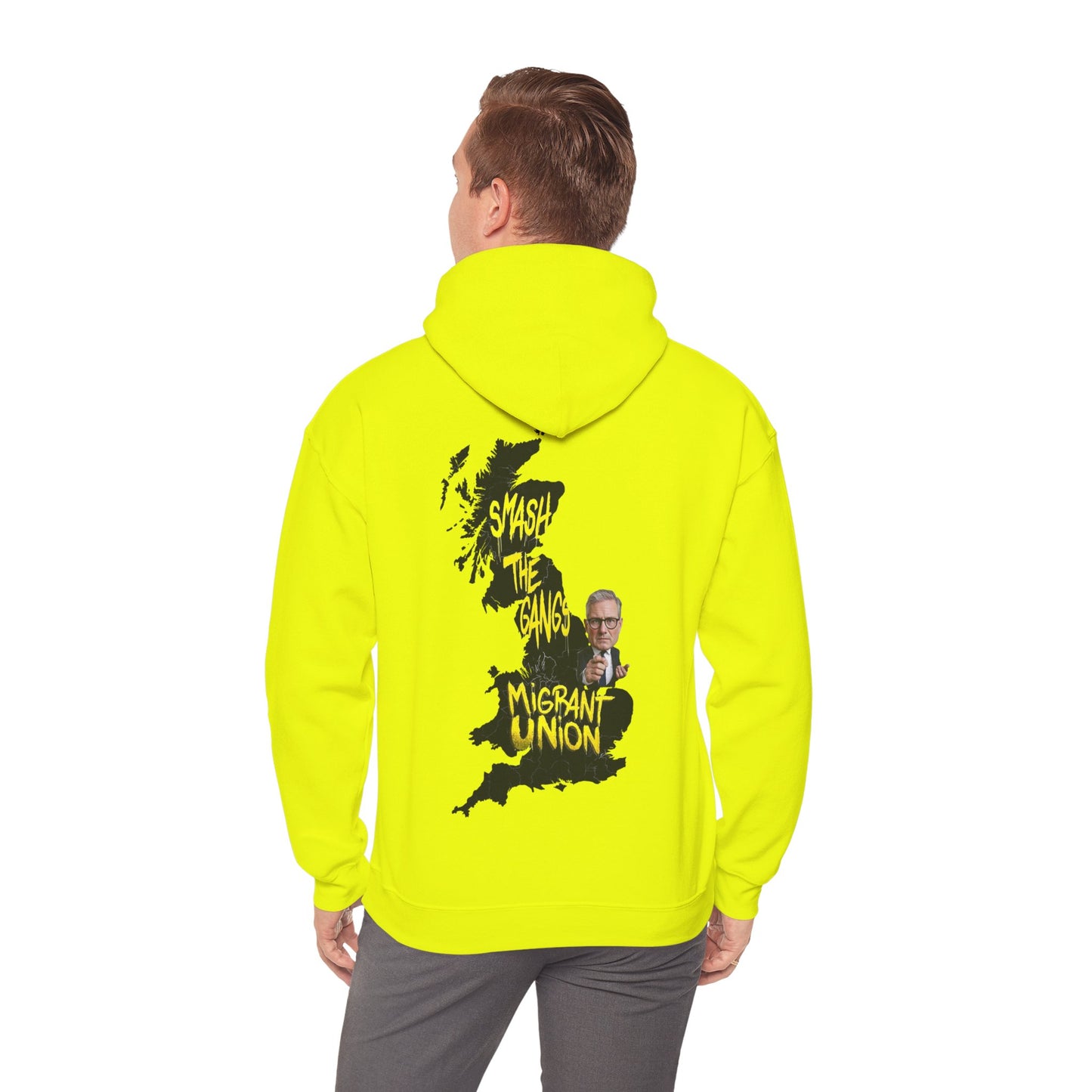 Migrant Union Hooded Sweatshirt, Unisex Sweatshirt, Cozy Layer, Activism Apparel, Streetwear, Gift for Protesters, Conscious Fashion