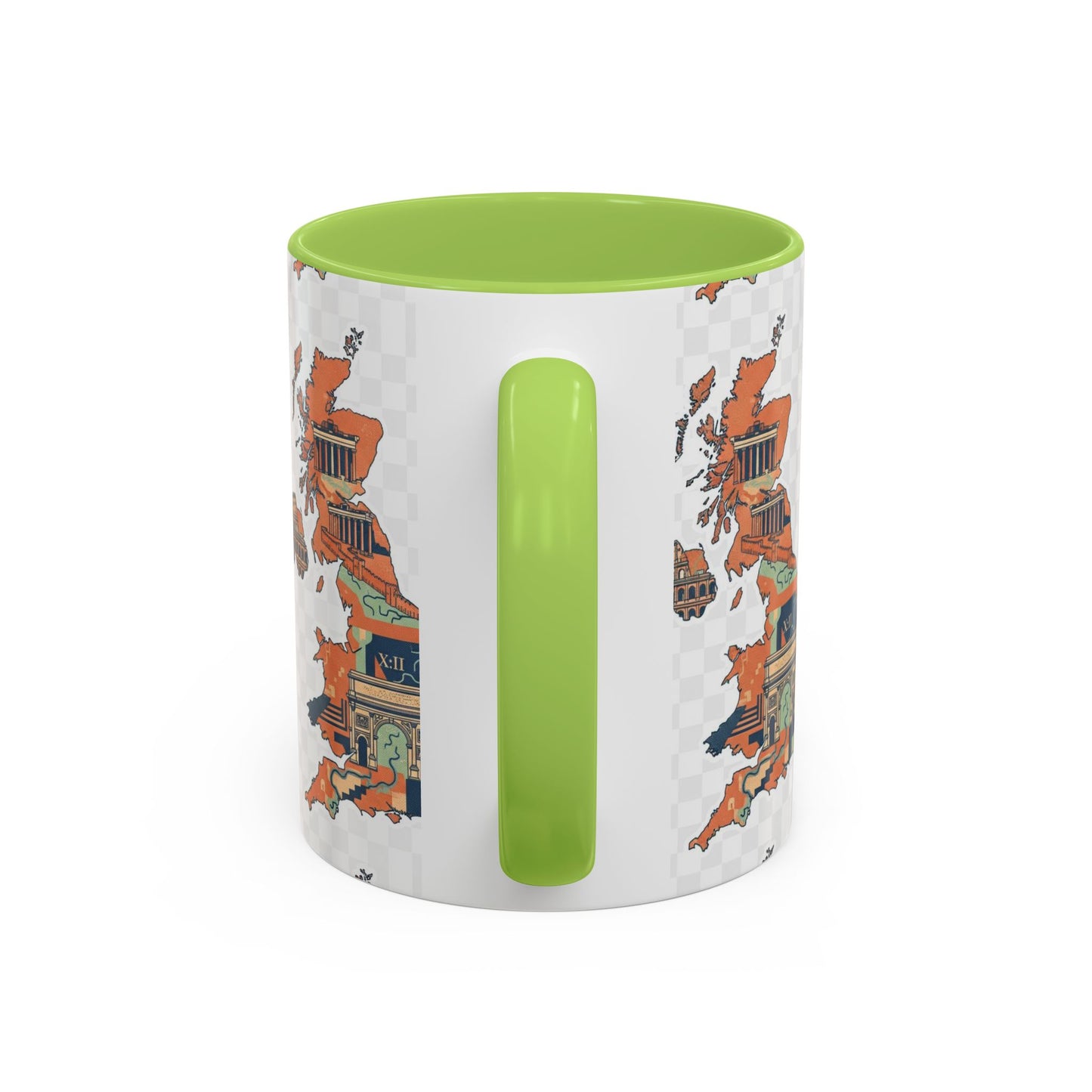 British Landmarks Accent Coffee Mug | Travel Gift, Home Decor, Coffee Lover, Souvenir, Unique Design